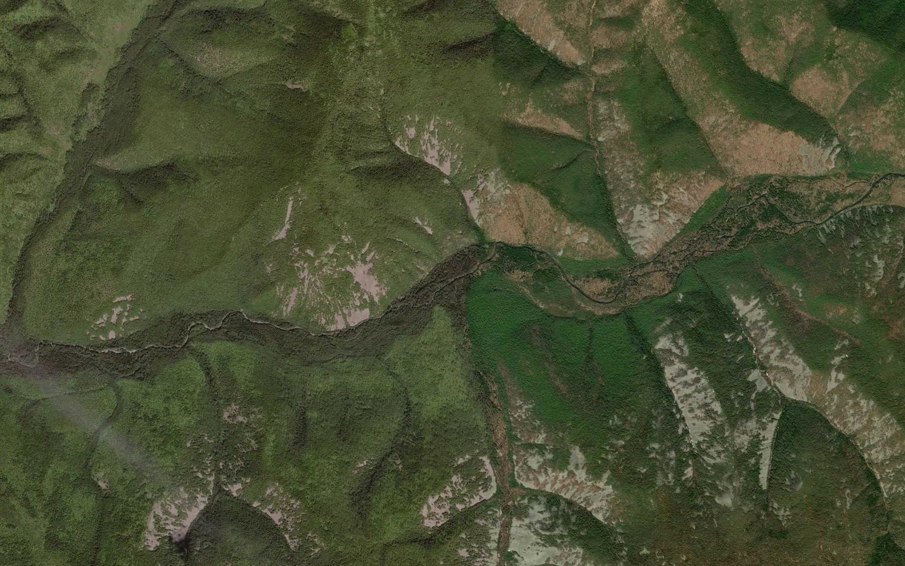 Satellite map of the Pupu