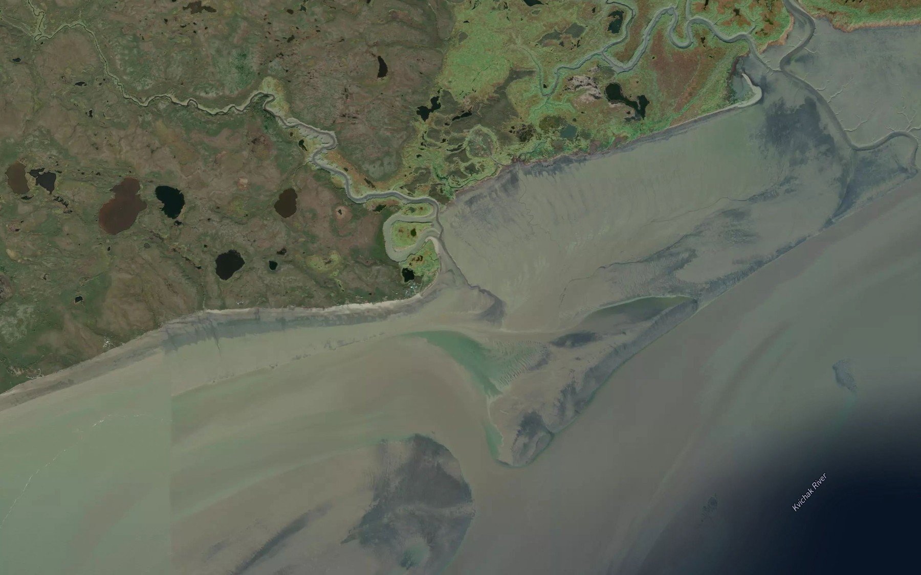 Satellite map of the Copenhagen Creek