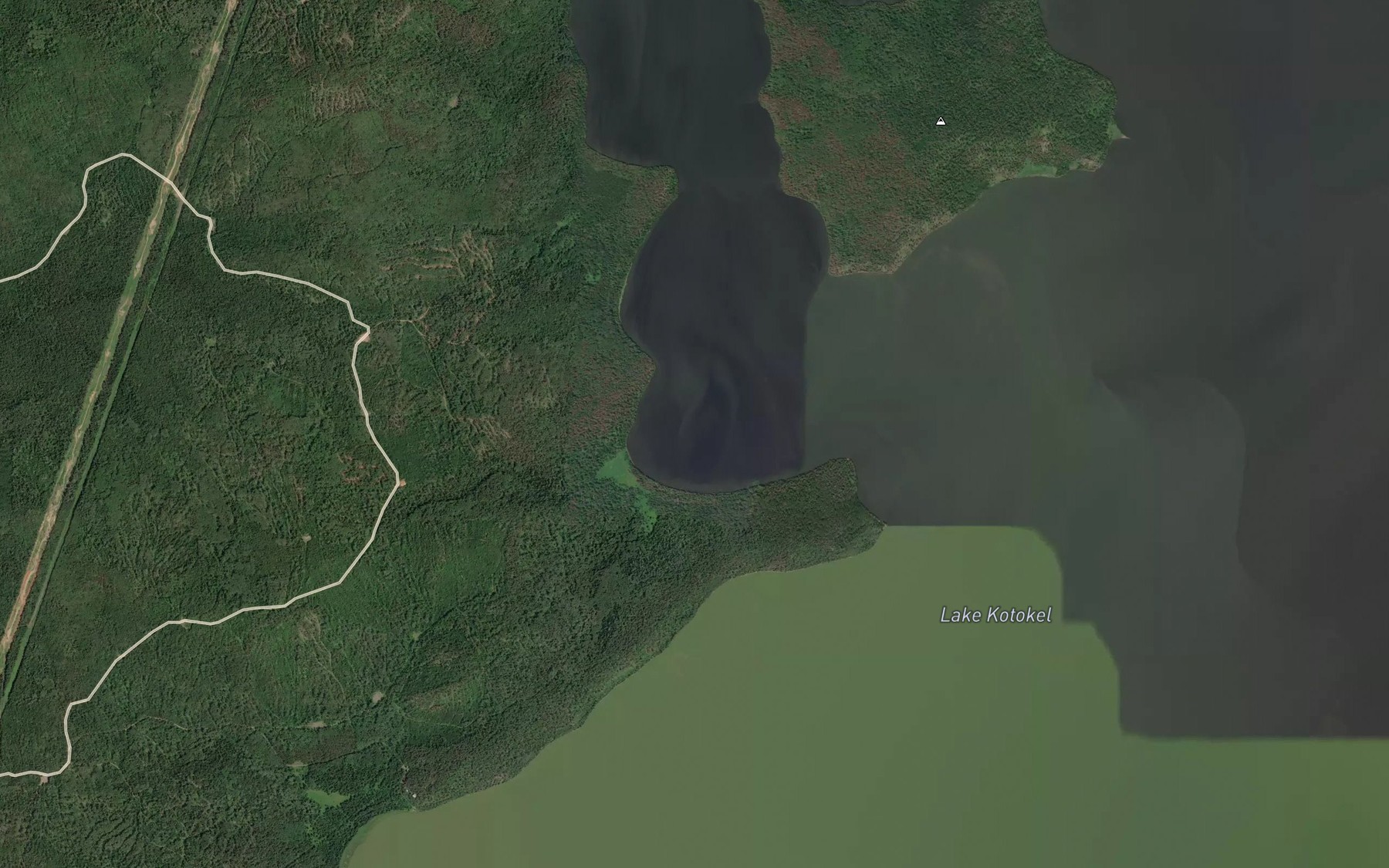 Satellite map of the Guba Osinovaya