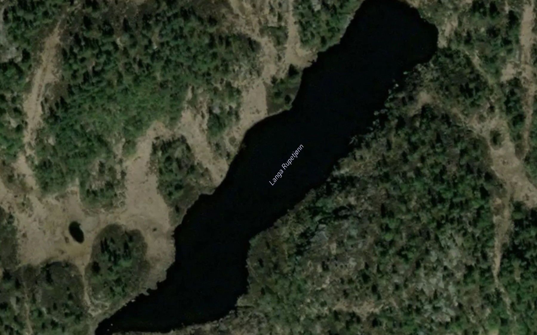 Satellite map of the Langa Rupetjonn
