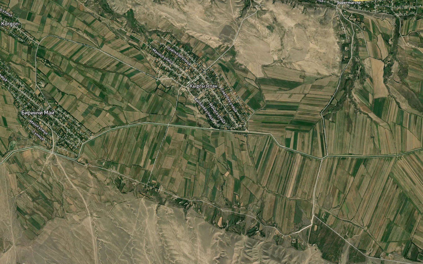 Satellite map of the Aryk Kel'