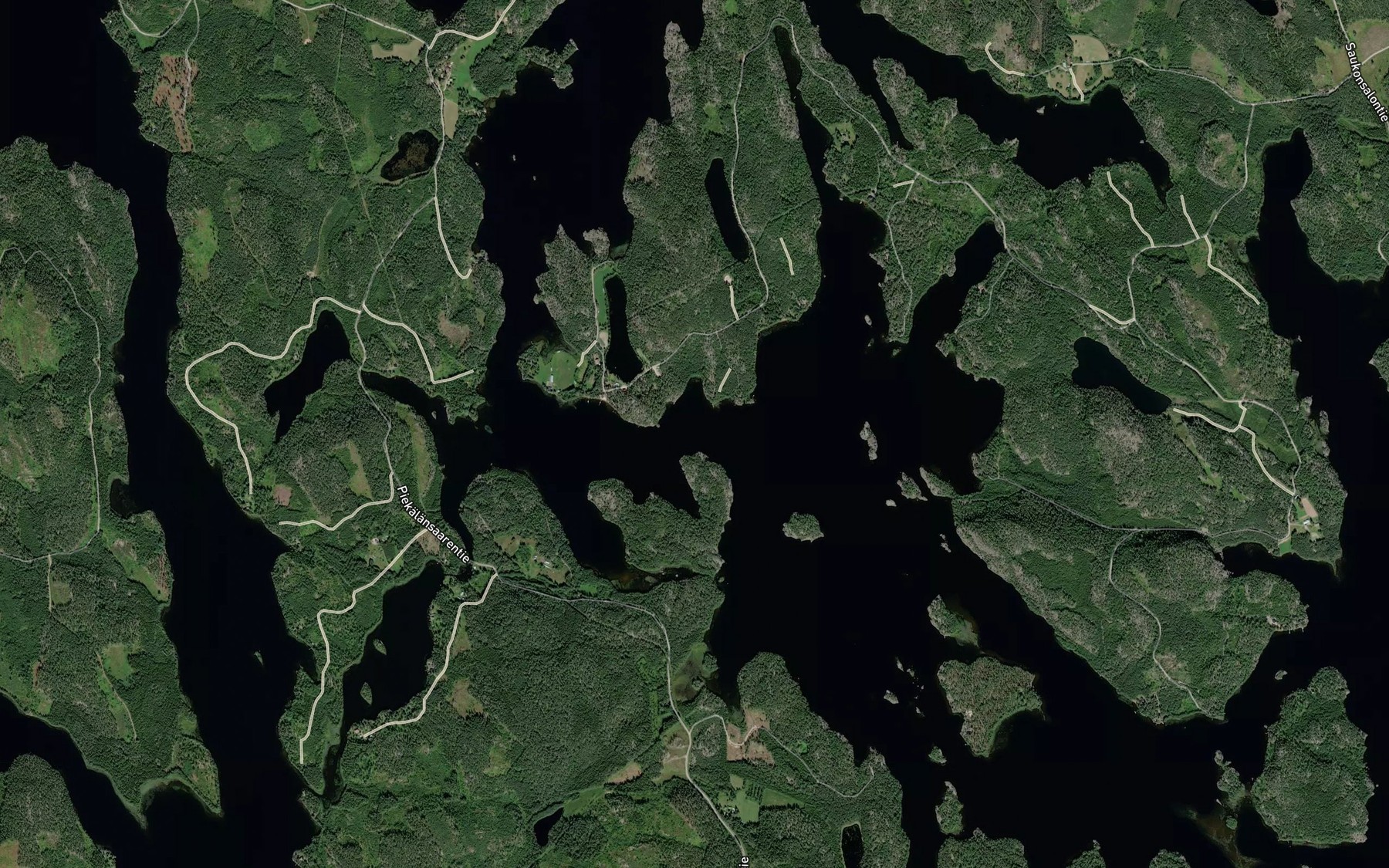 Satellite map of the Toronvirta