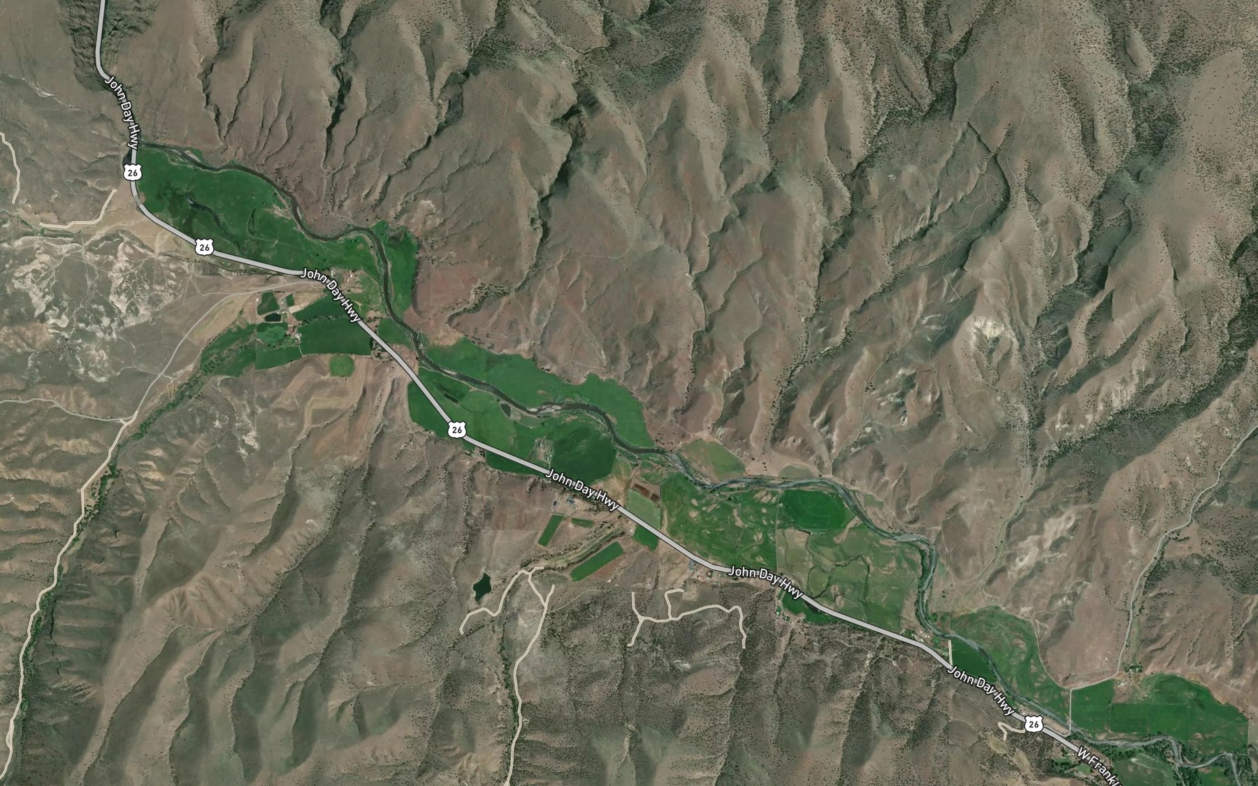 Satellite map of the Murray Ditch