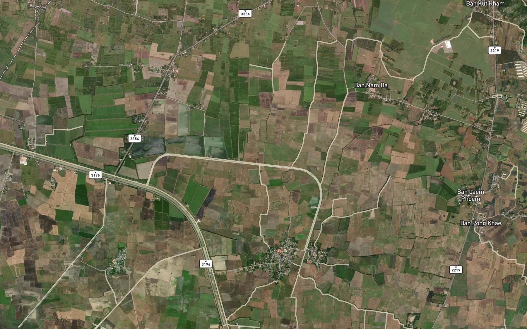 Satellite map of the Khlong Tha Tako
