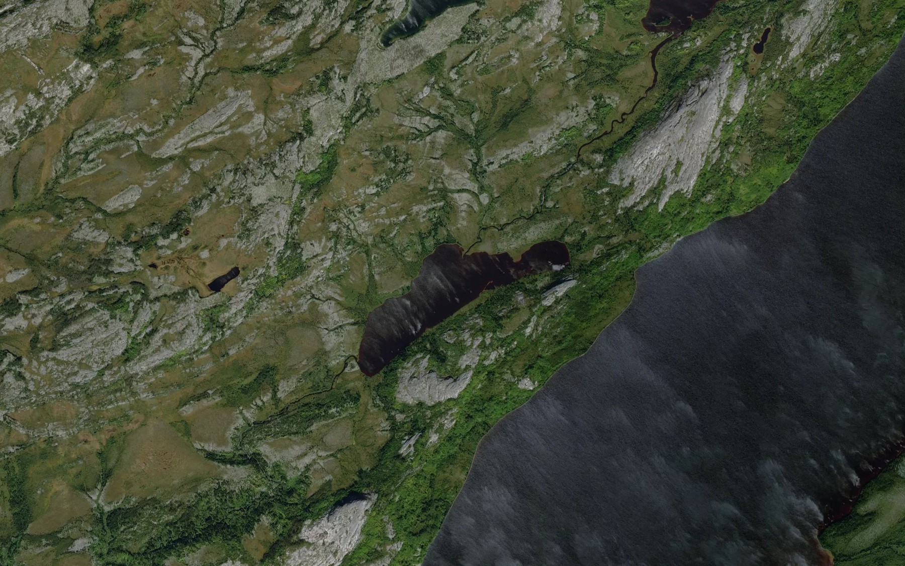 Satellite map of the Lac Kanatisitakanuwi
