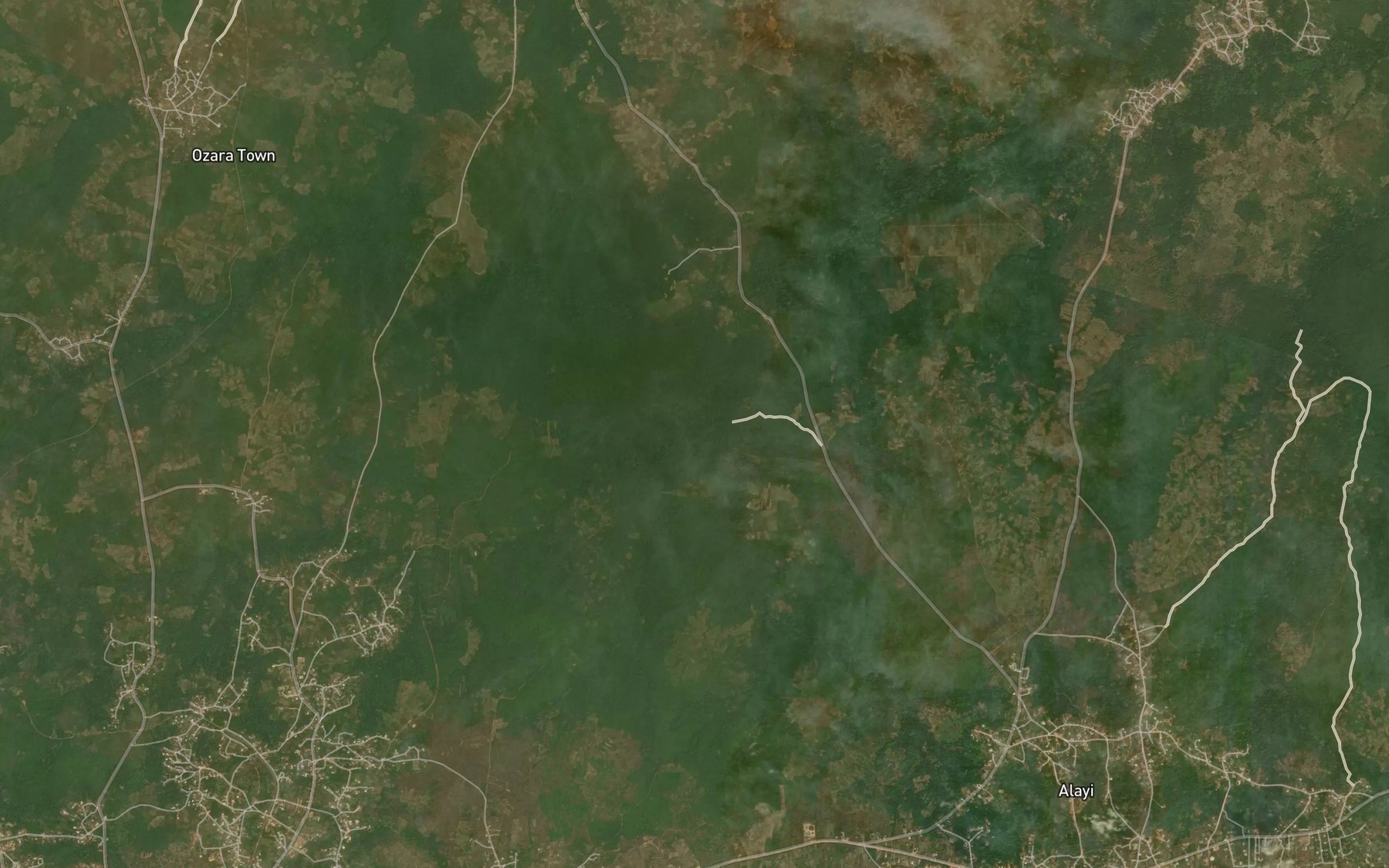 Satellite map of the River Ido