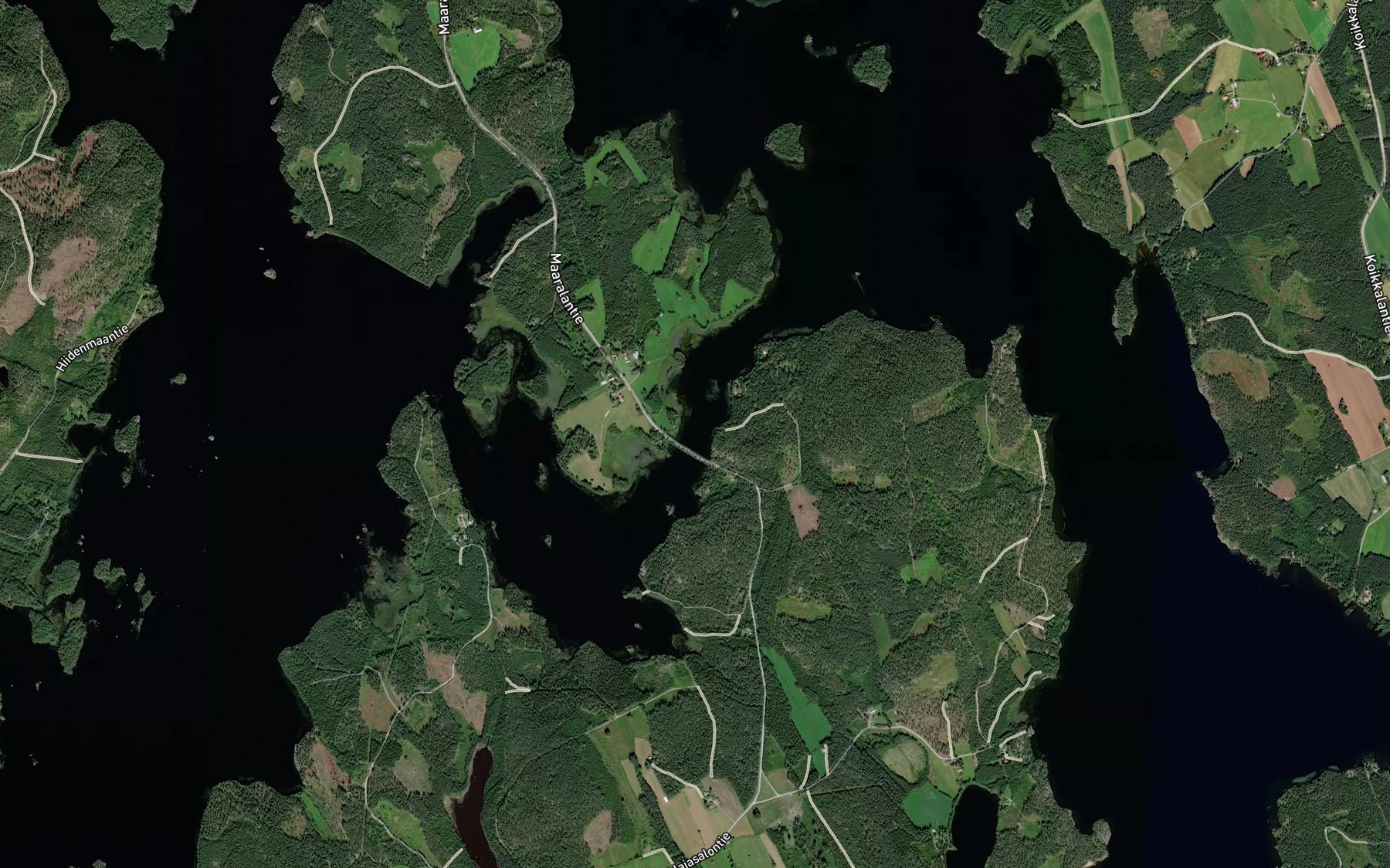 Satellite map of the Maaralansalmi