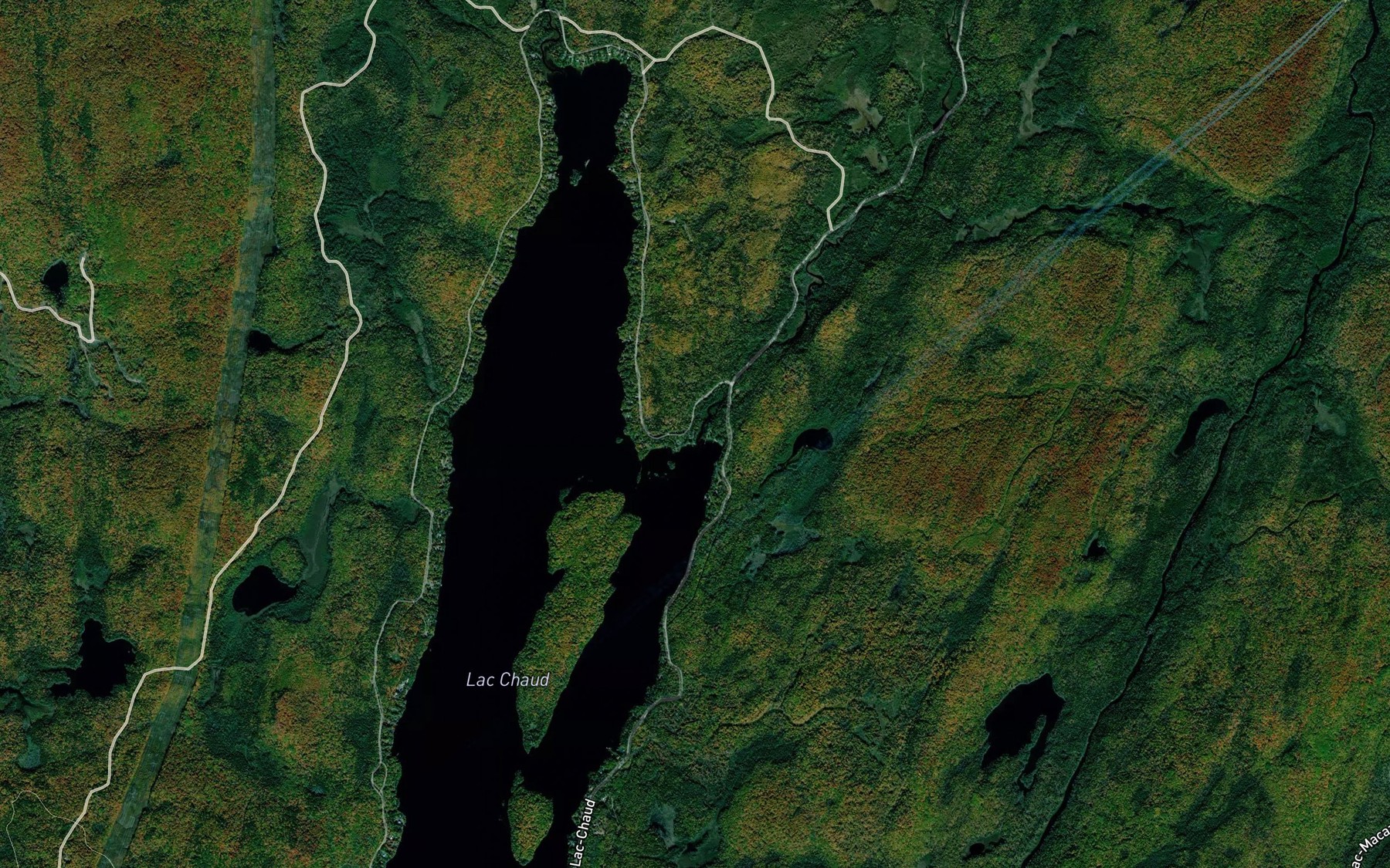 Satellite map of the Ruisseau Brochet