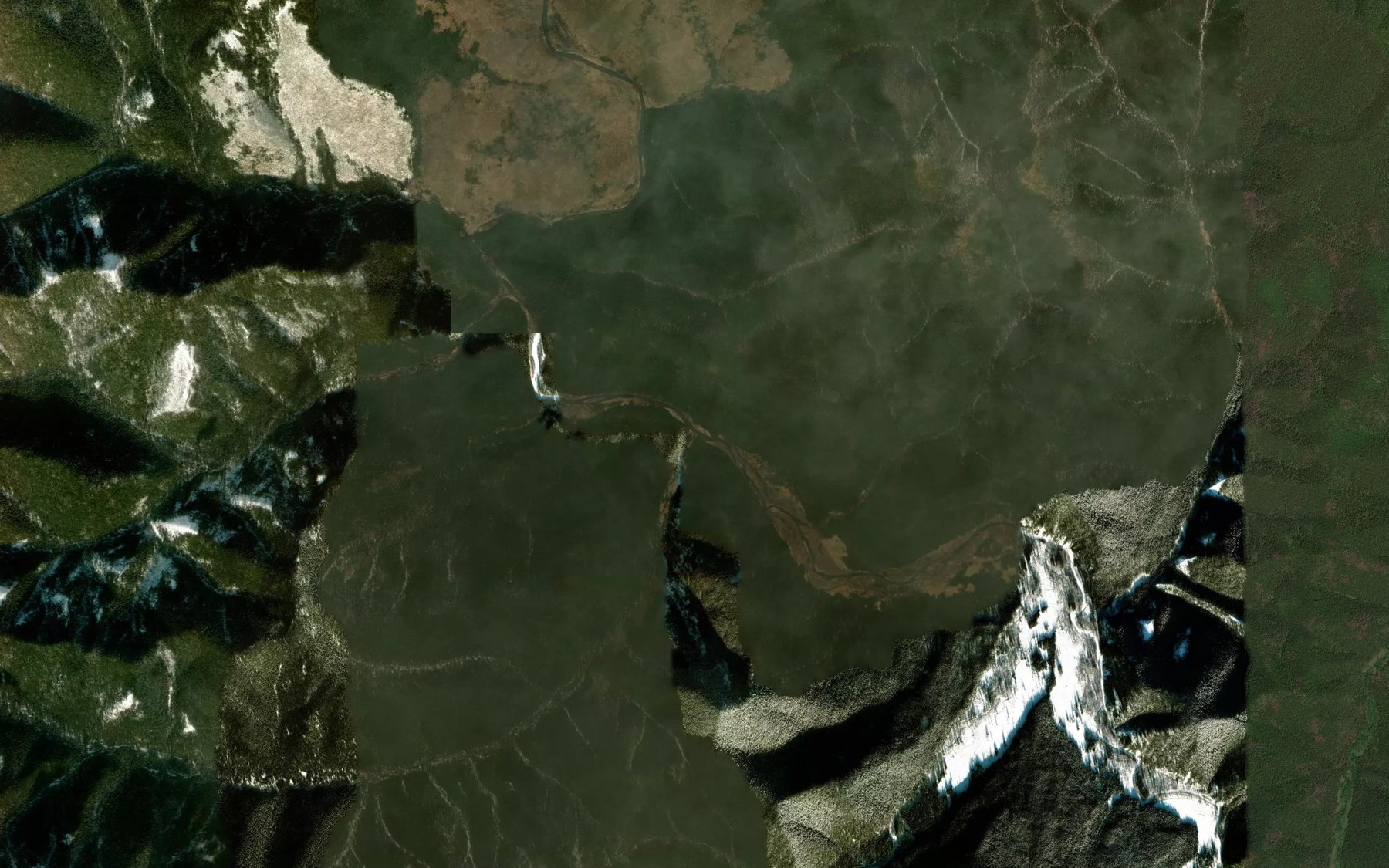 Satellite map of the Olo