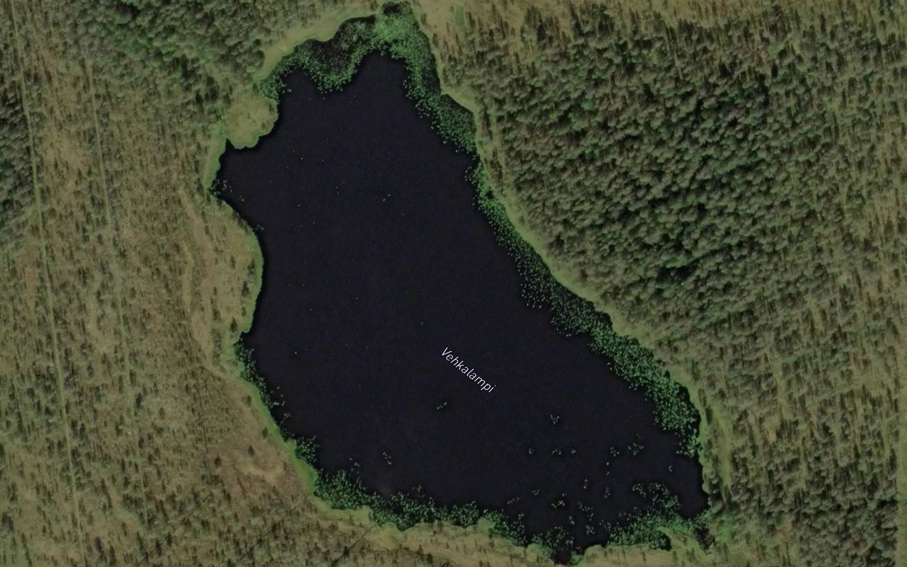 Satellite map of the Vehkalampi