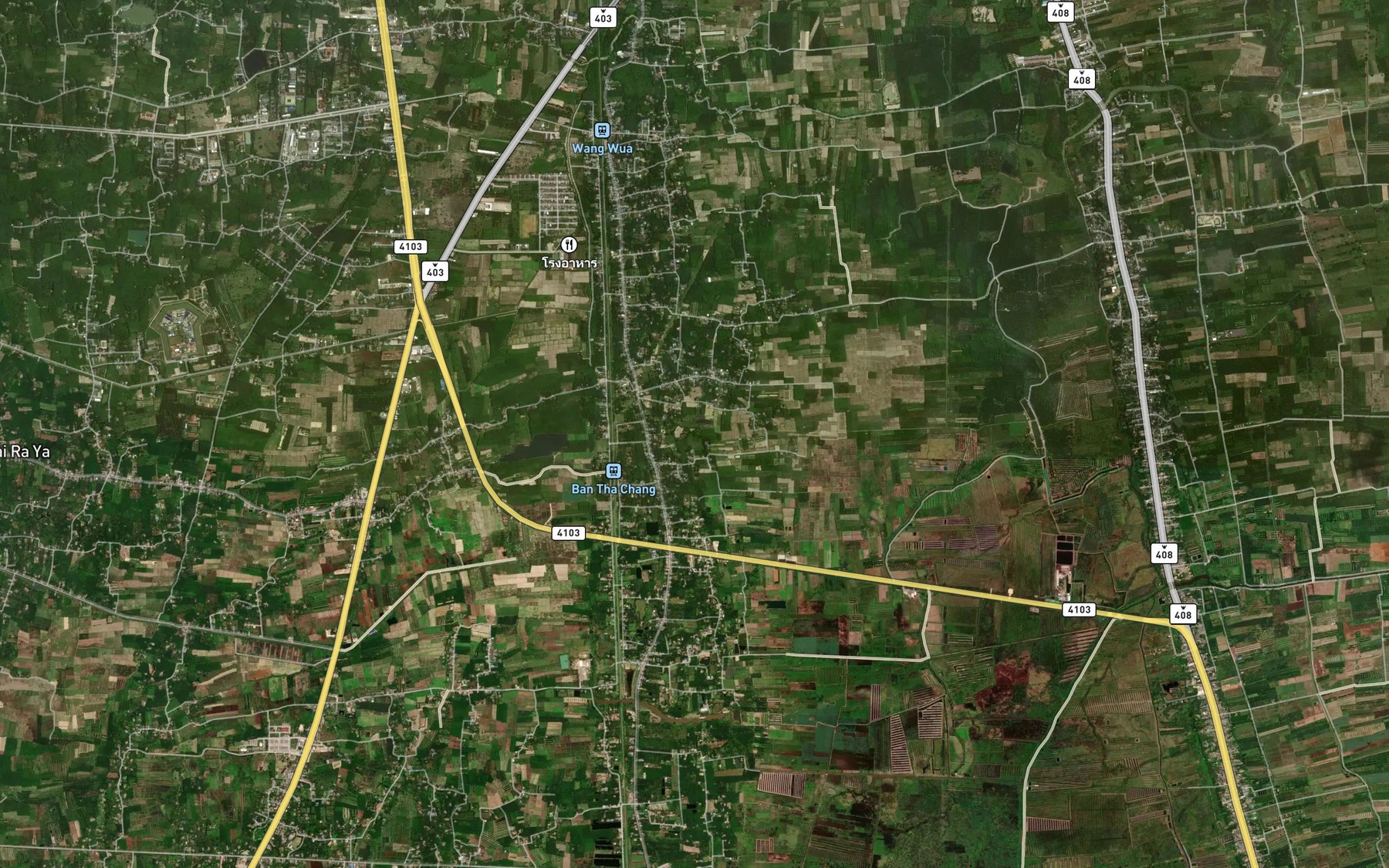 Satellite map of the Khlong Phru