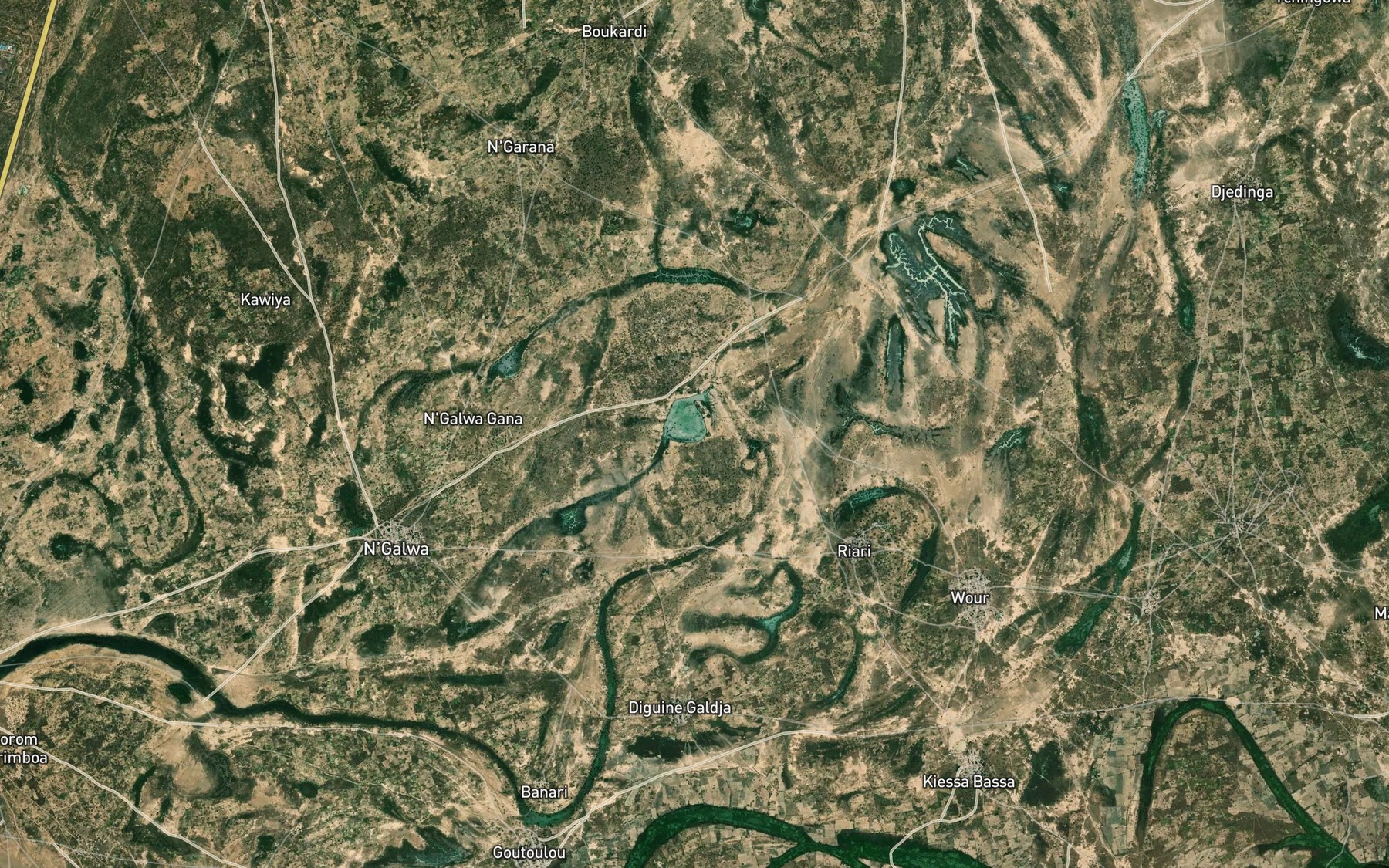 Satellite map of the Tyouwo