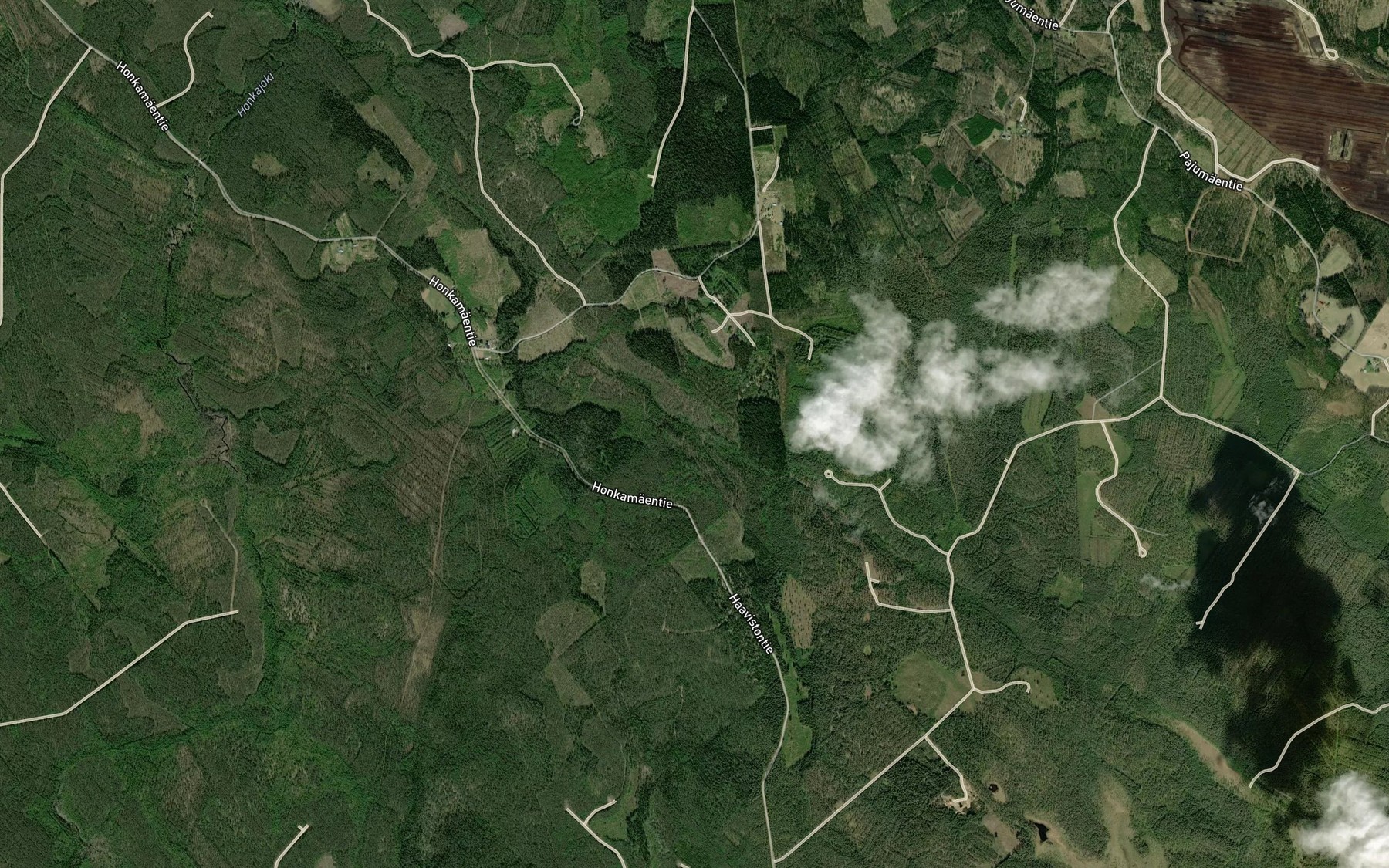 Satellite map of the Pukkipuro
