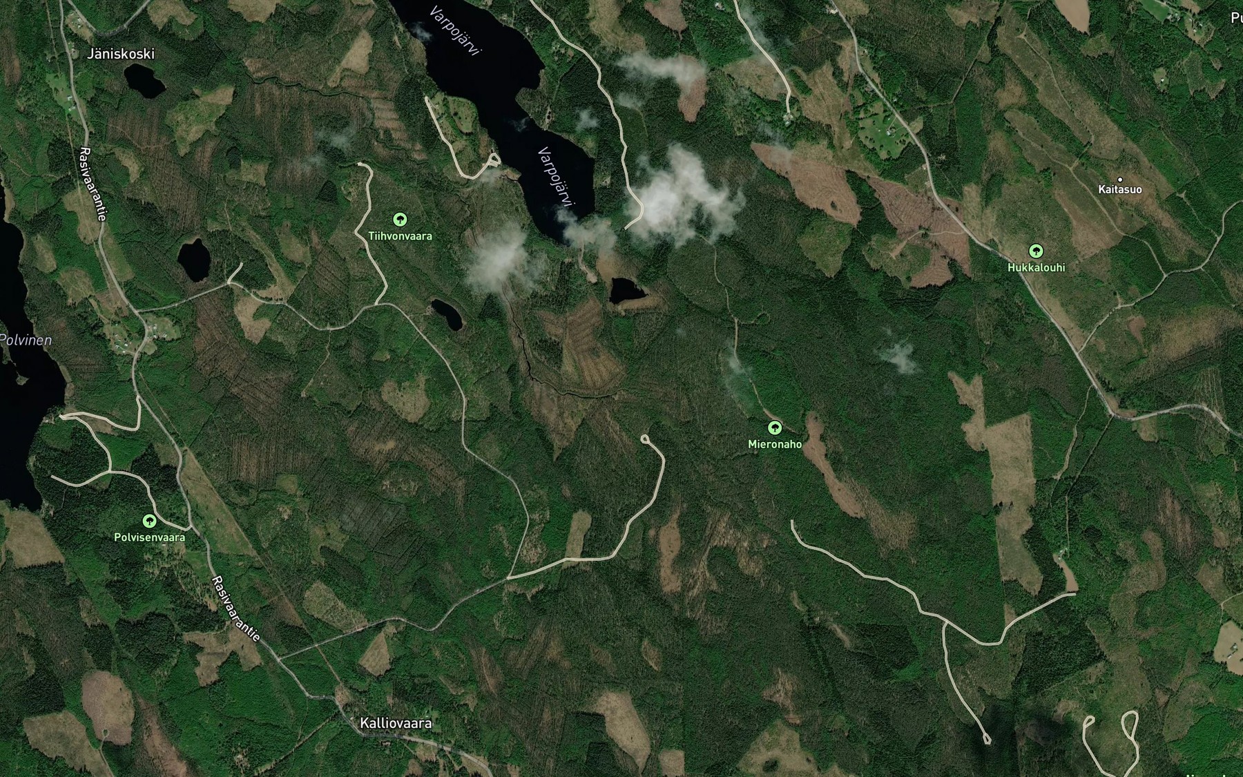 Satellite map of the Ylapuro