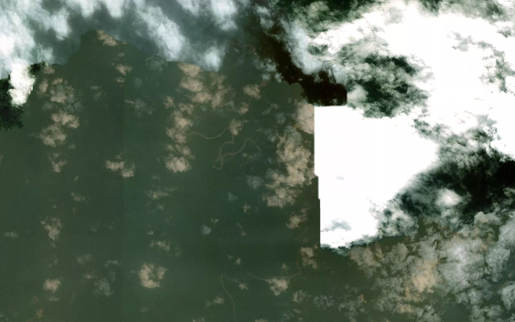 Satellite map of the Lekoumou