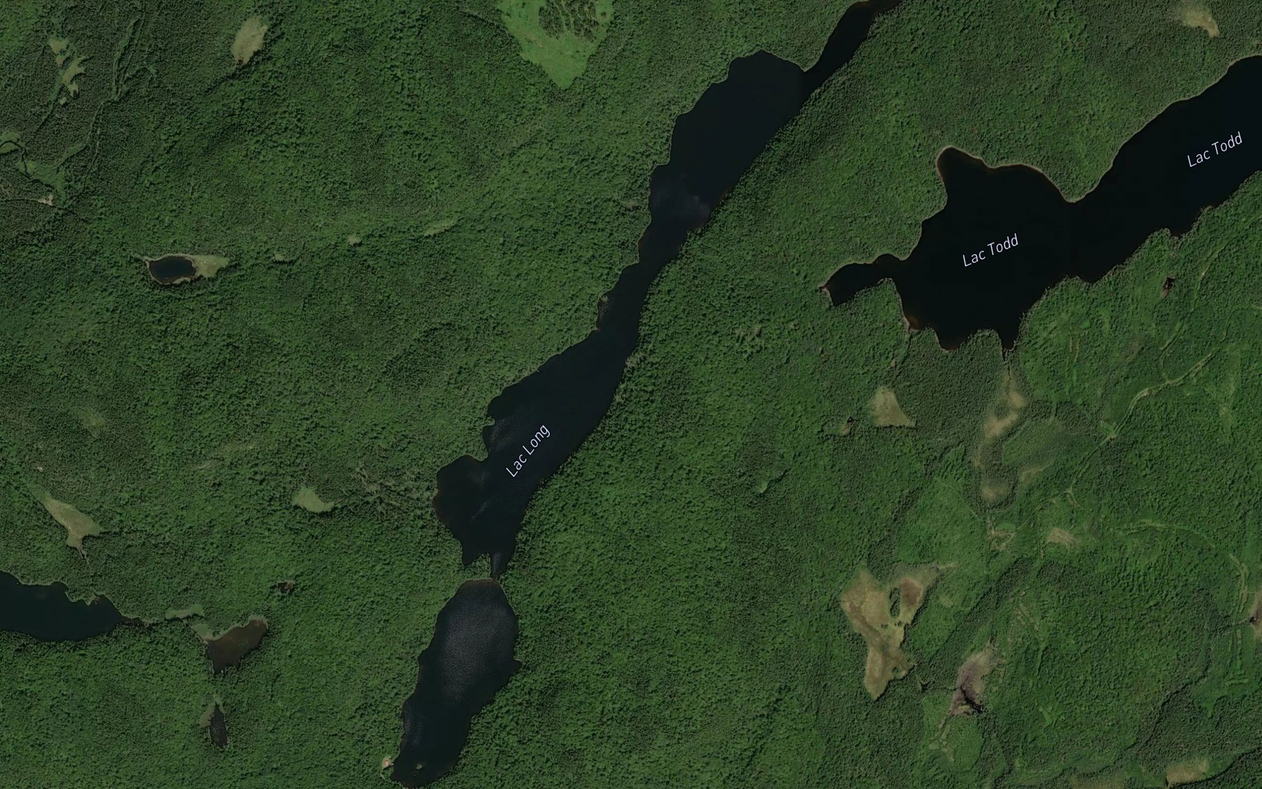 Satellite map of the Lac Long