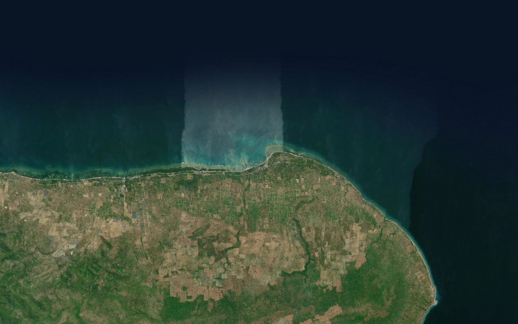 Satellite map of the Teluk Patedong