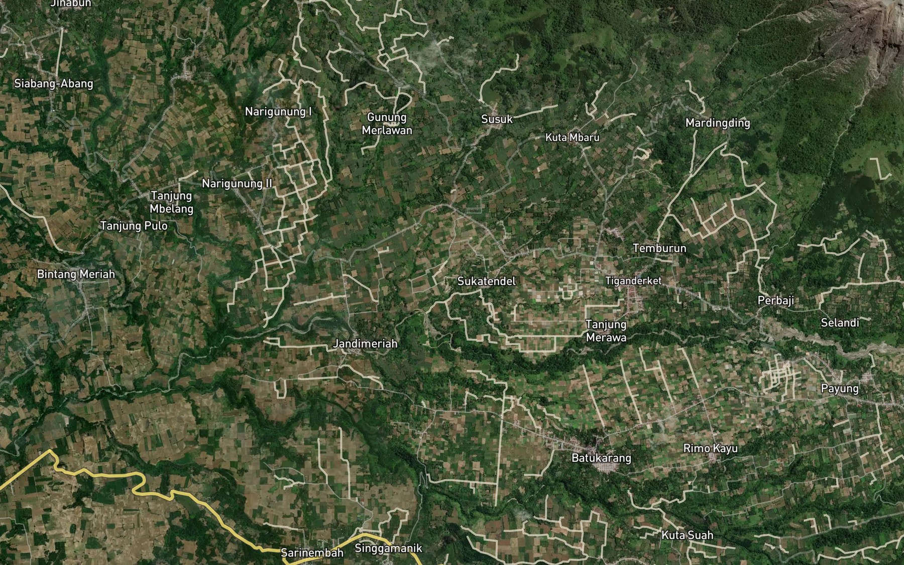 Satellite map of the Lau Sakerah