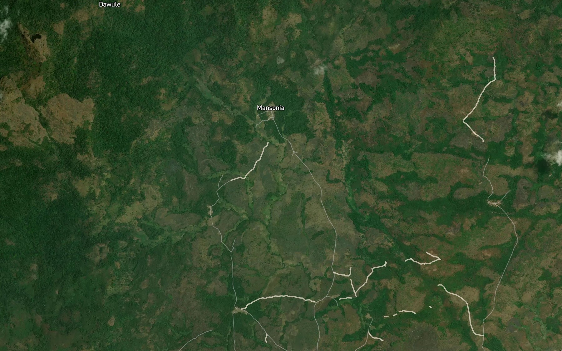 Satellite map of the Tuko