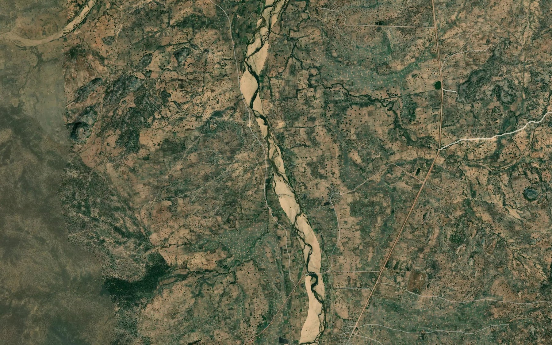 Satellite map of the Giwa