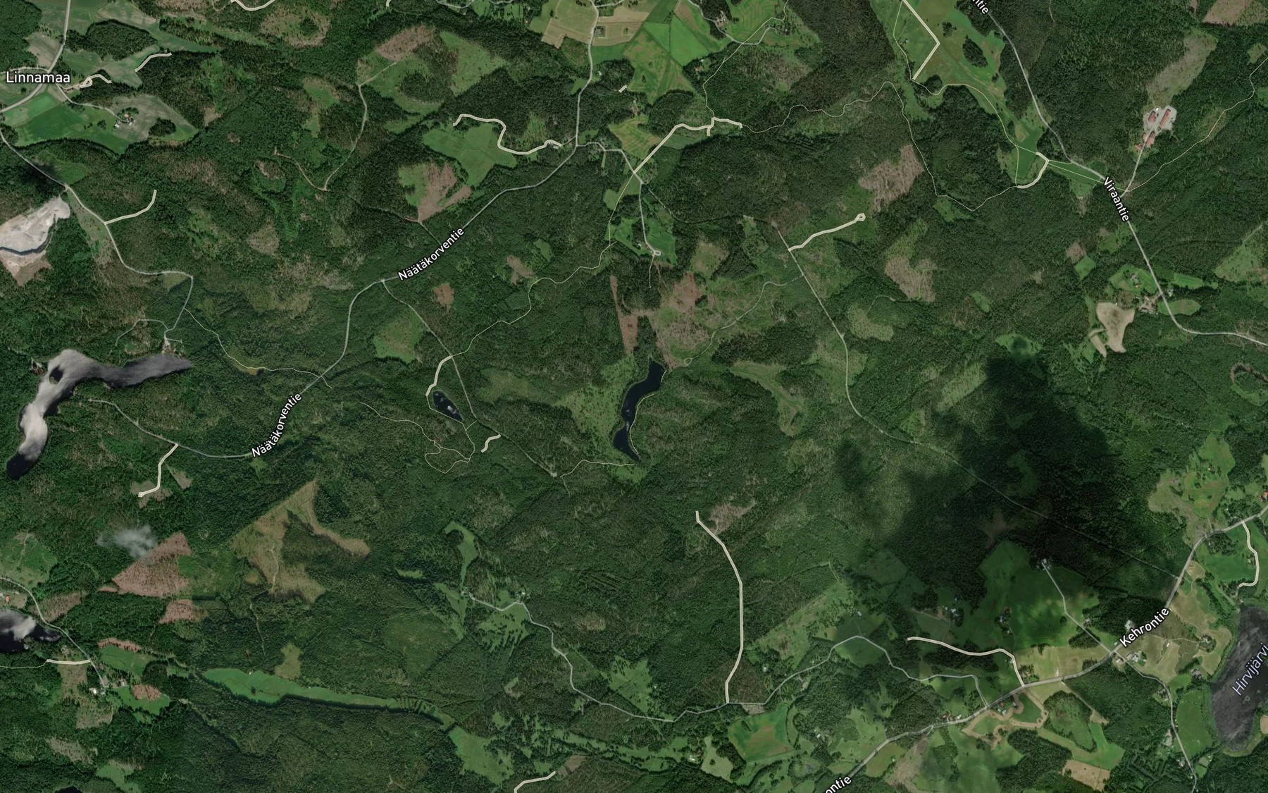 Satellite map of the Malittyjarvi