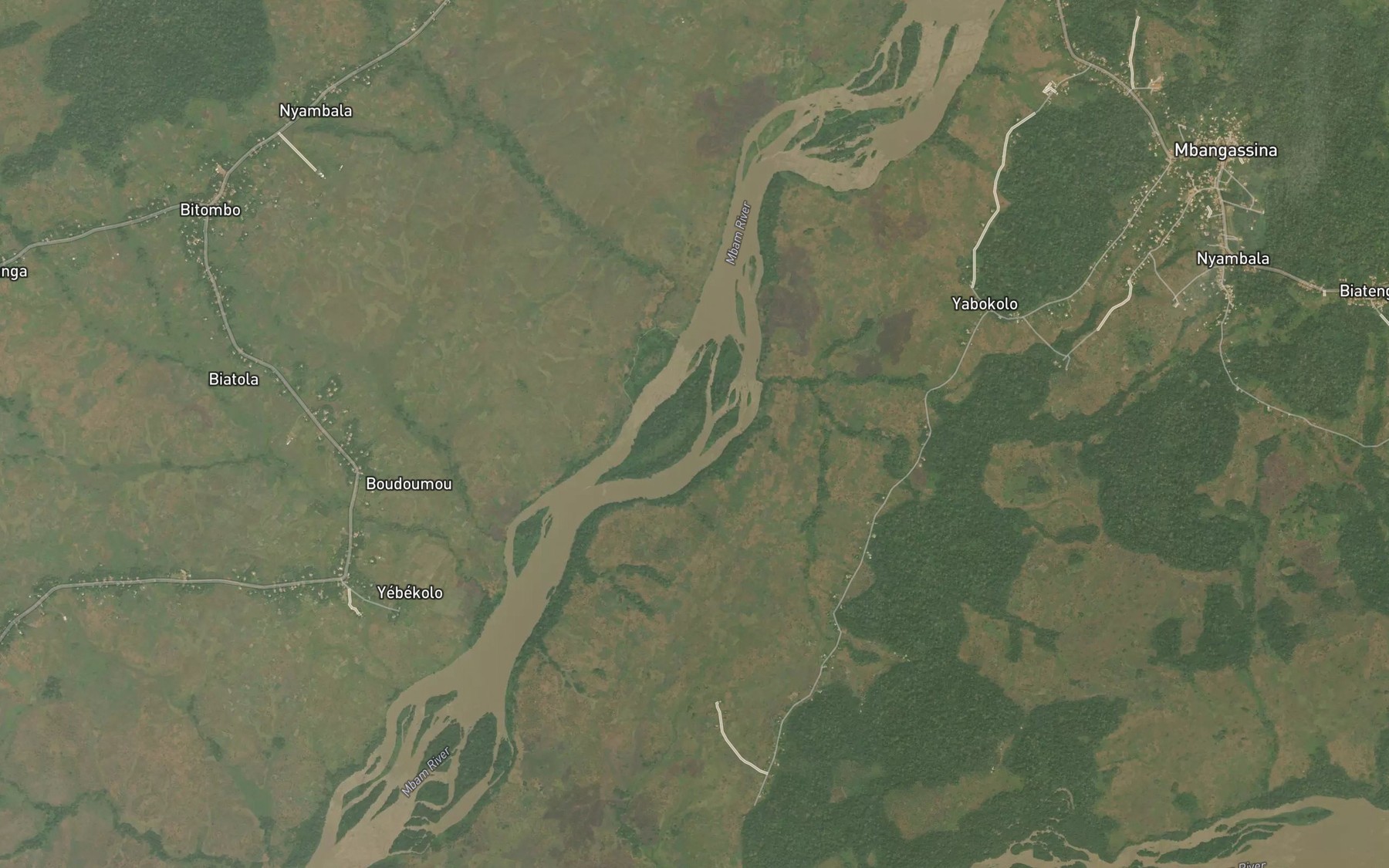 Satellite map of the Bitadani