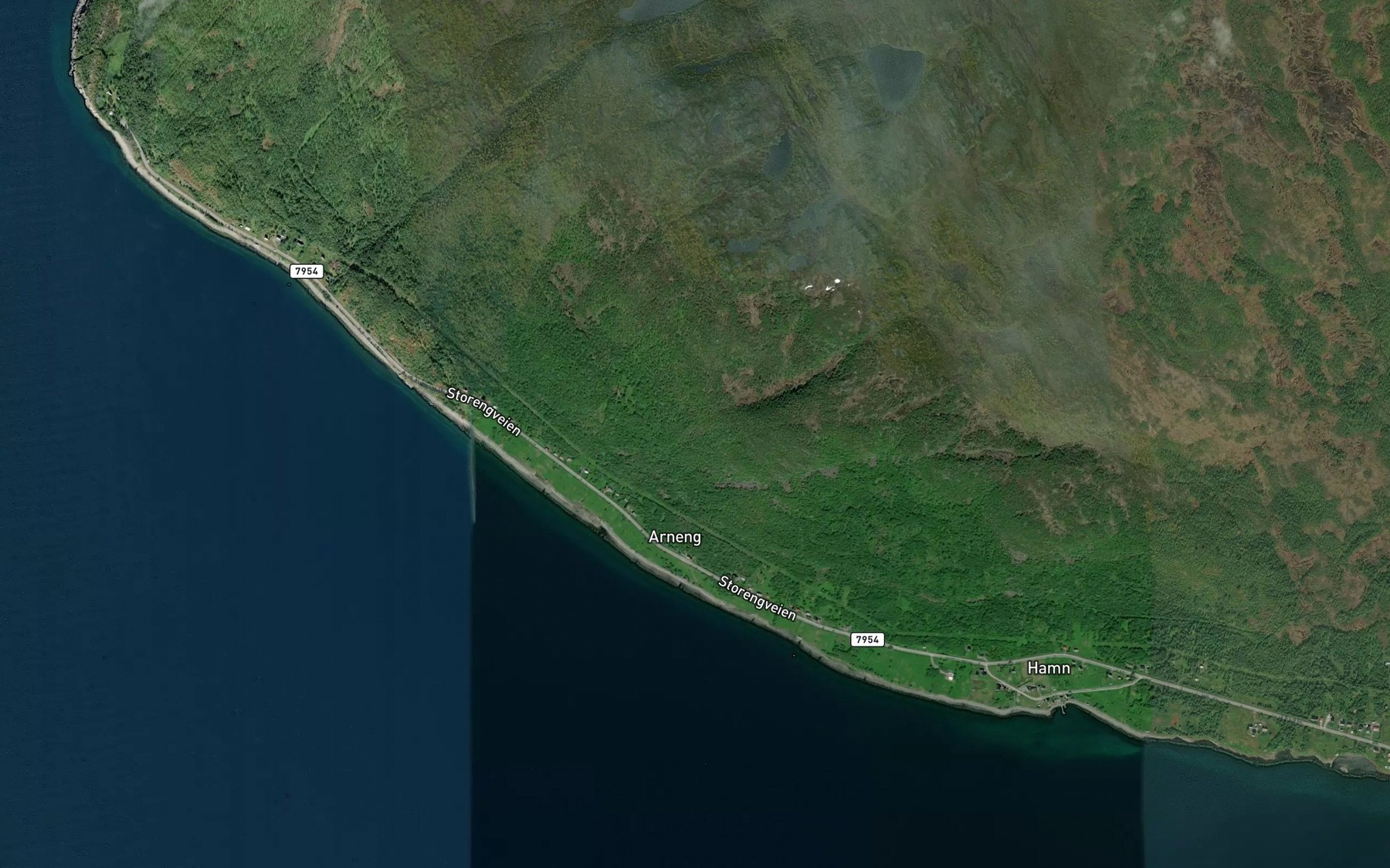 Satellite map of the Gottaselva
