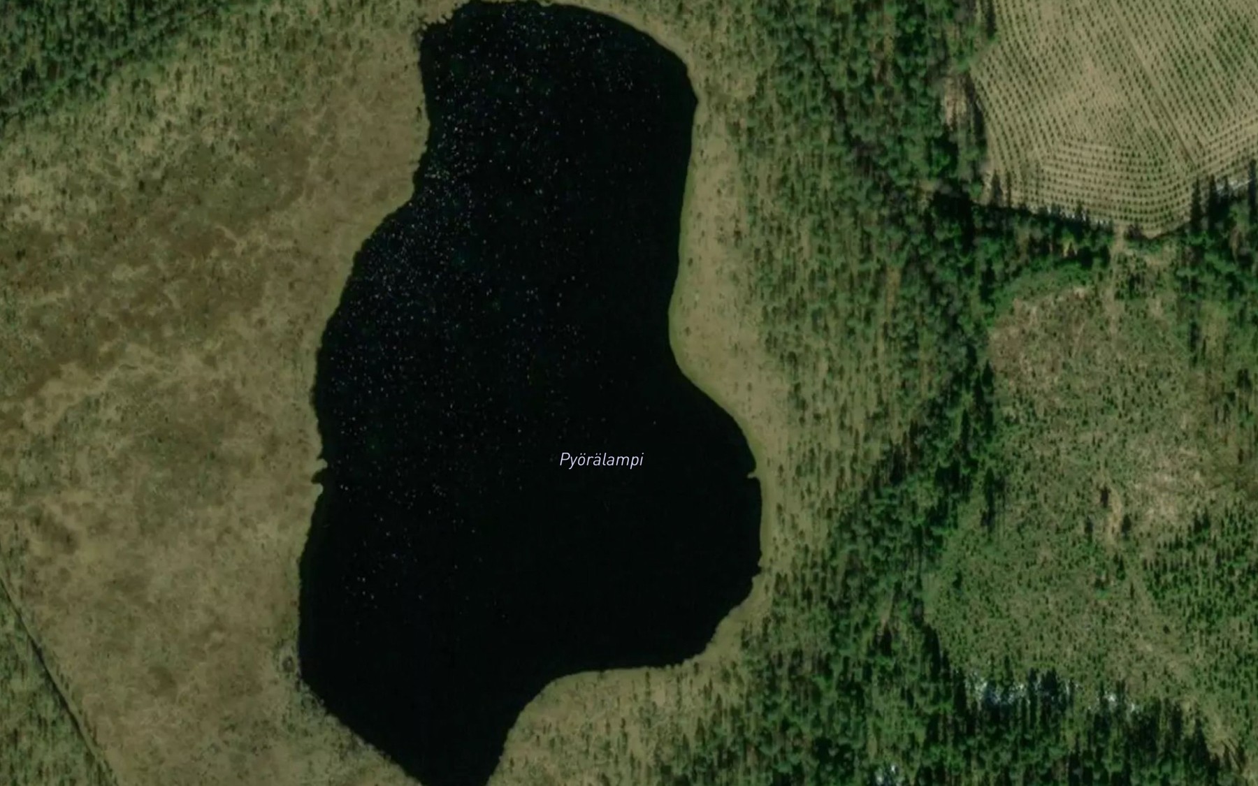 Satellite map of the Pyoralampi