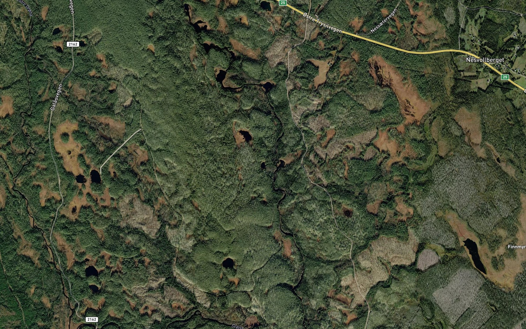 Satellite map of the Smatjonna