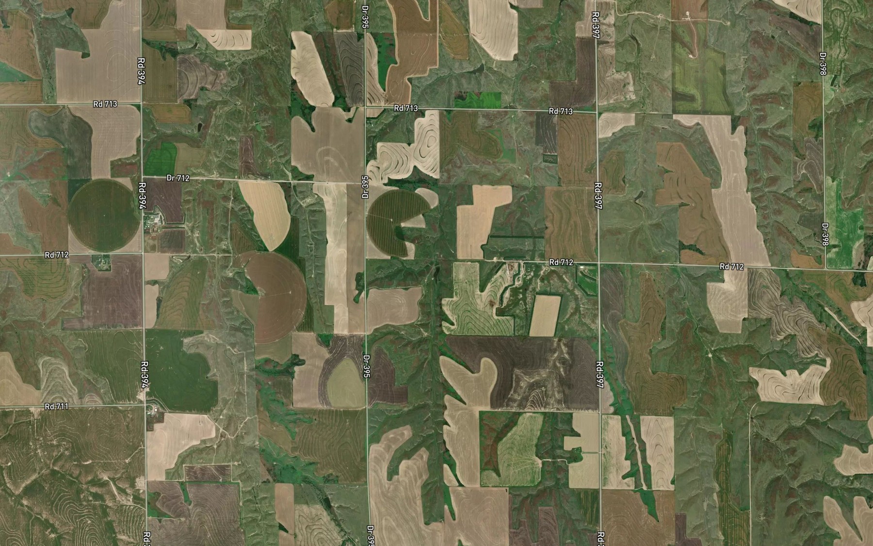 Satellite map of the Sughrone Reservoir Number 2