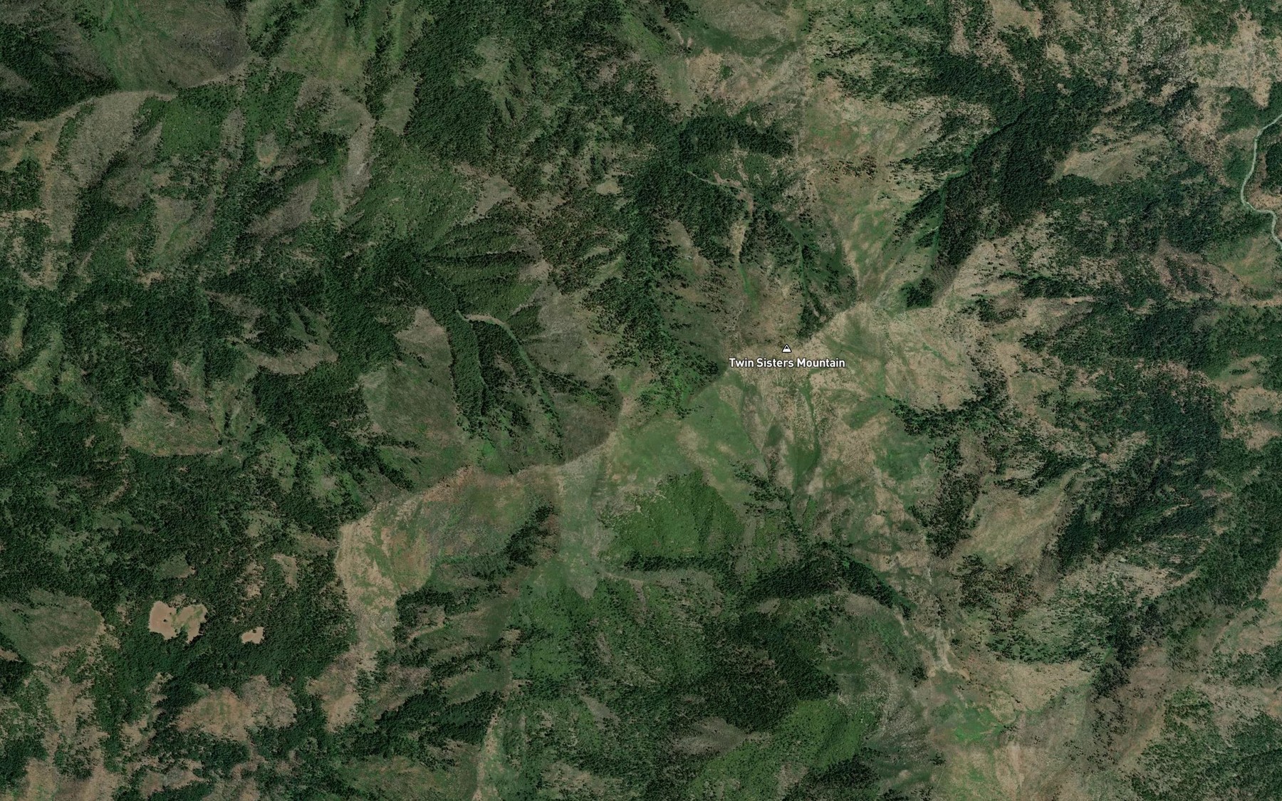 Satellite map of the Buck Spring