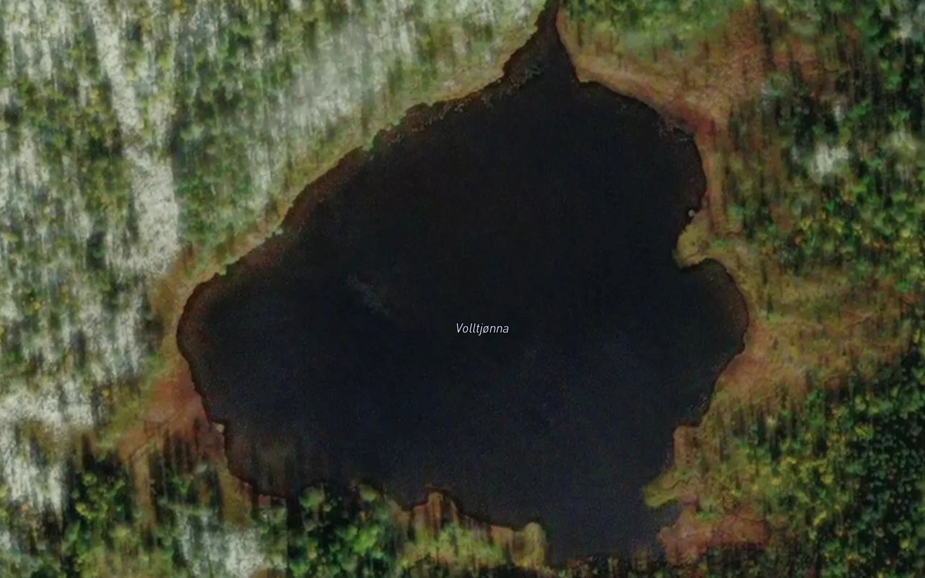 Satellite map of the Volltjorna
