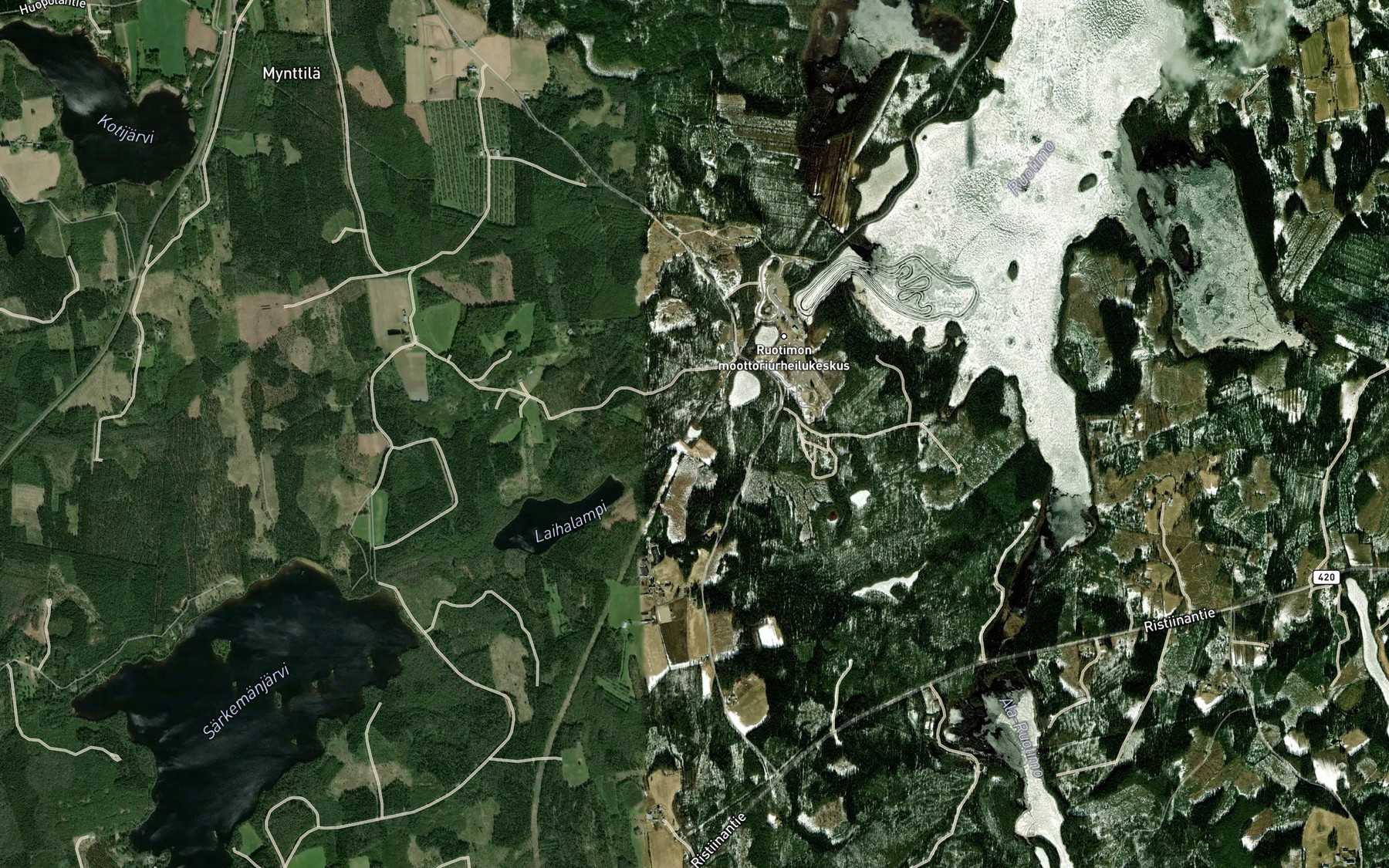 Satellite map of the Putamo