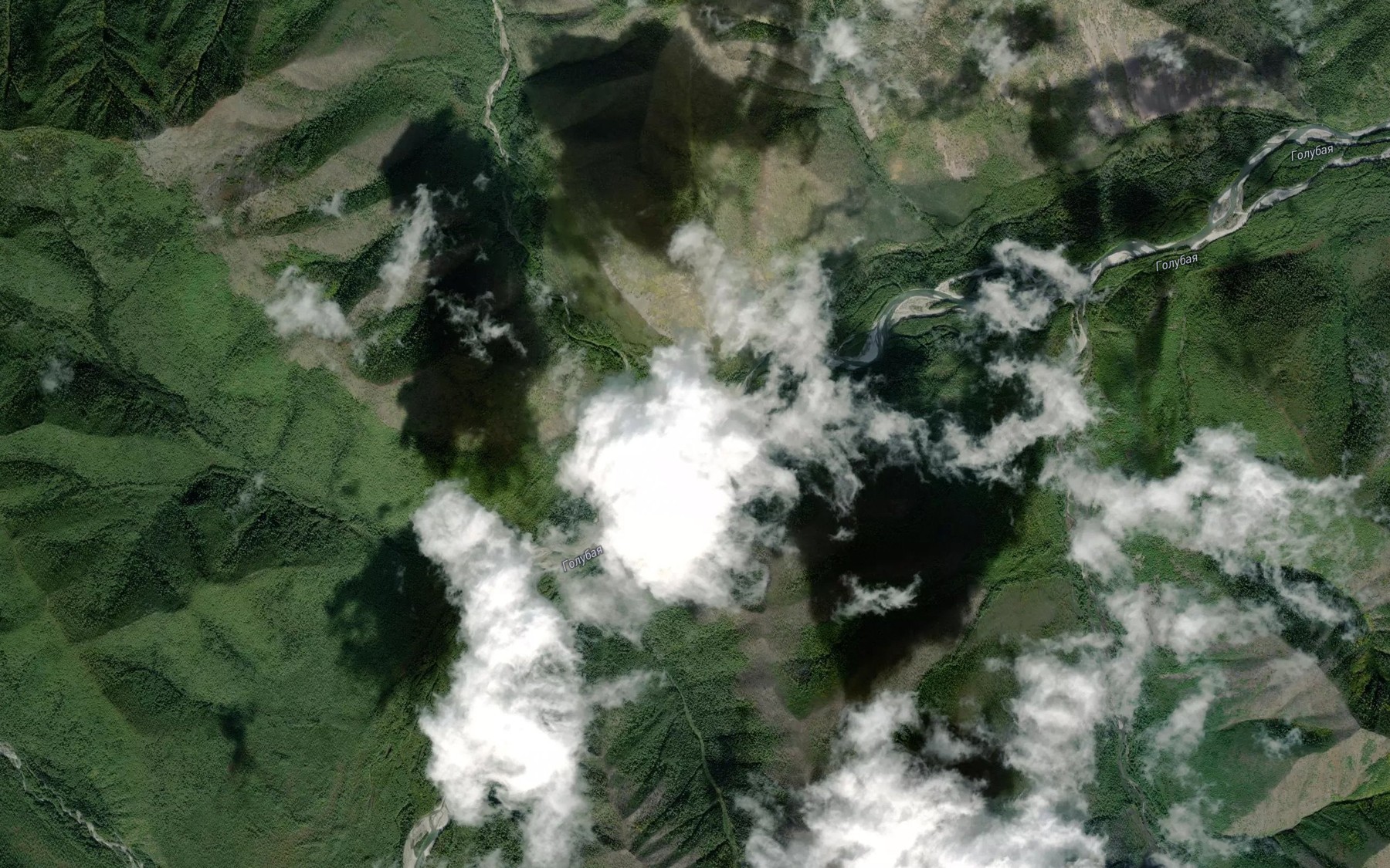 Satellite map of the Bol'shaya