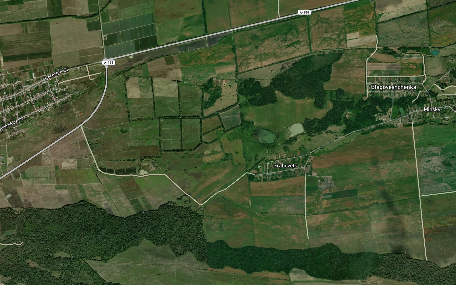 Satellite map of the Kanal Novaya Nakhalovka