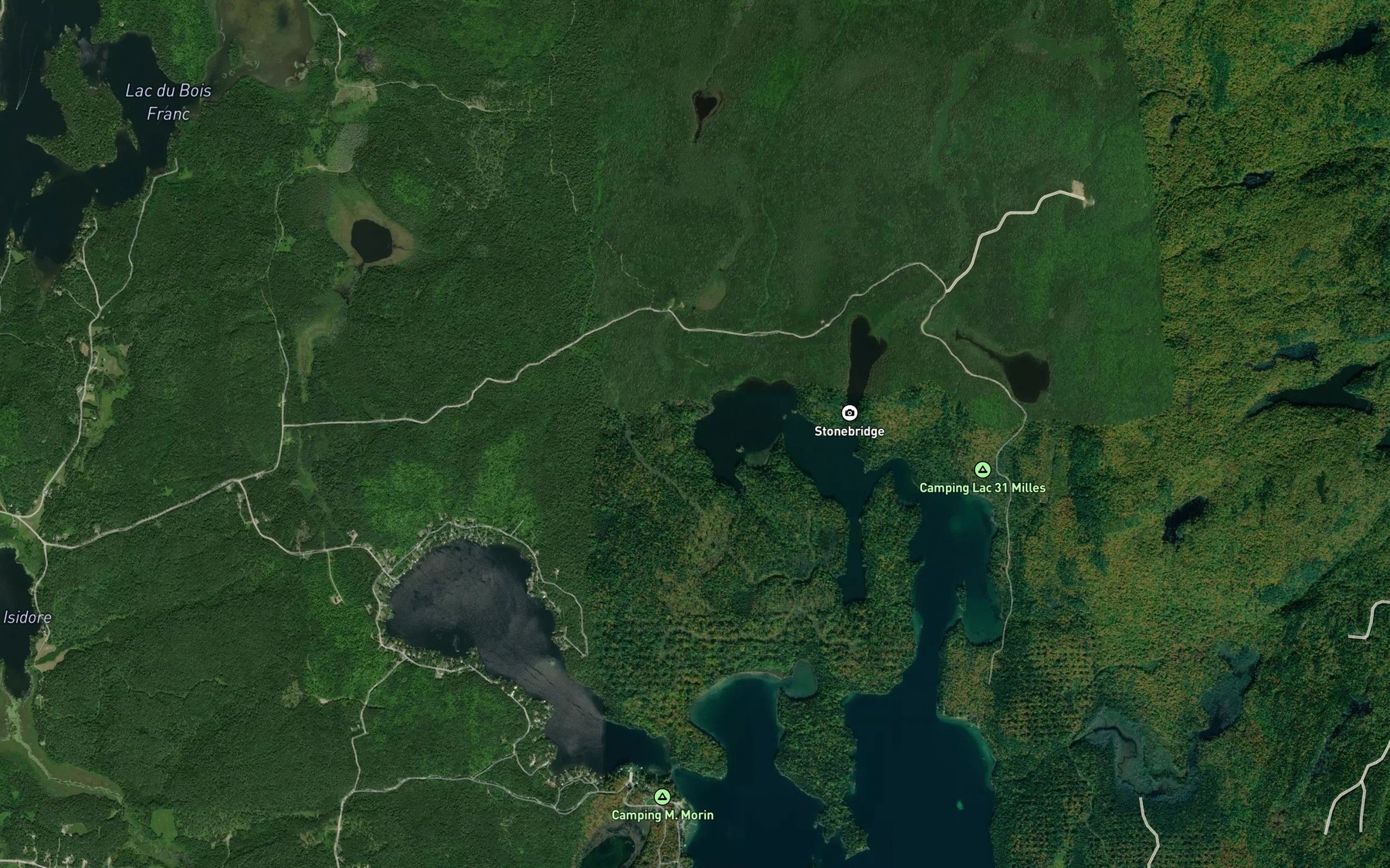 Satellite map of the Baie Noire