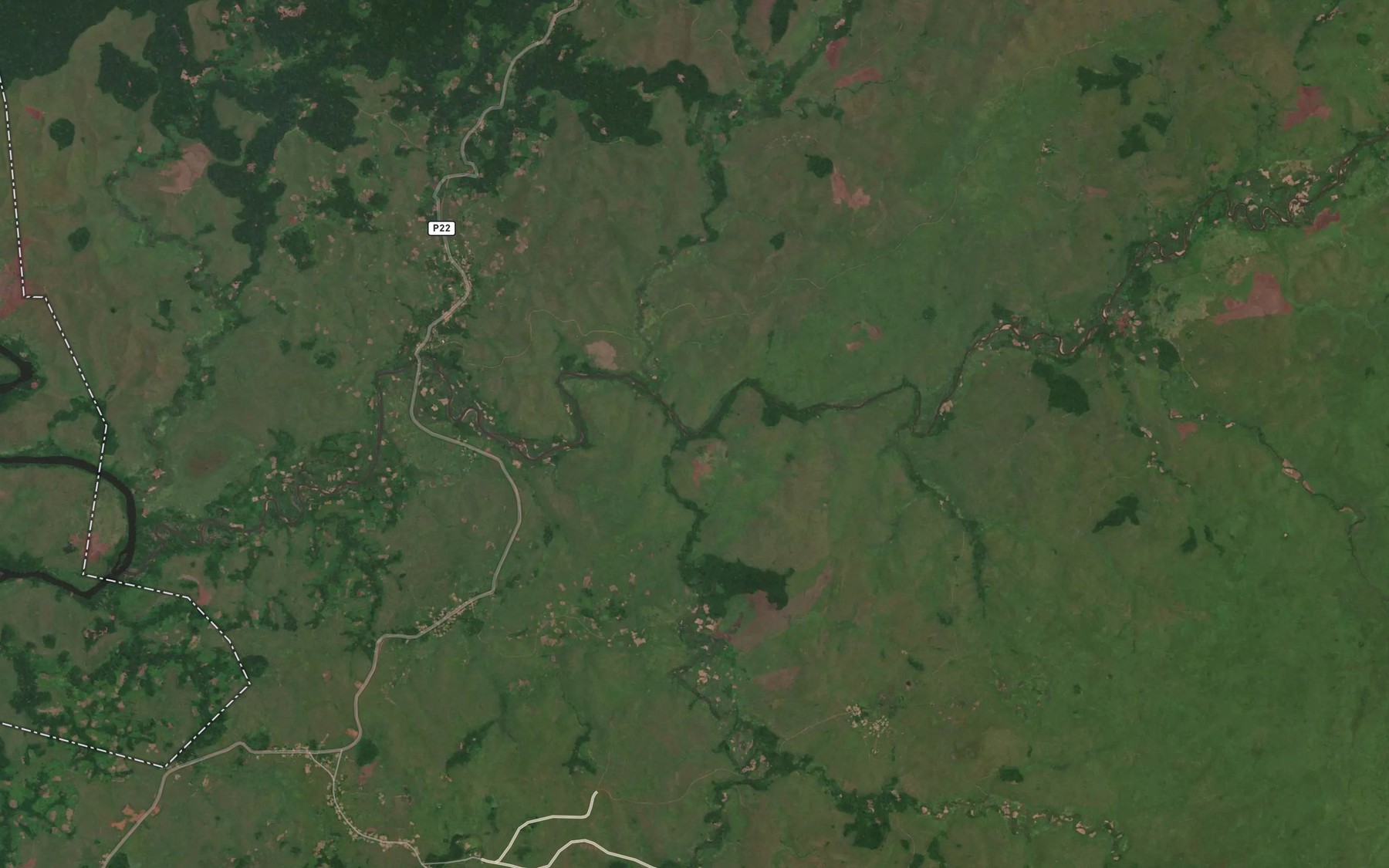 Satellite map of the Mpoukoulou