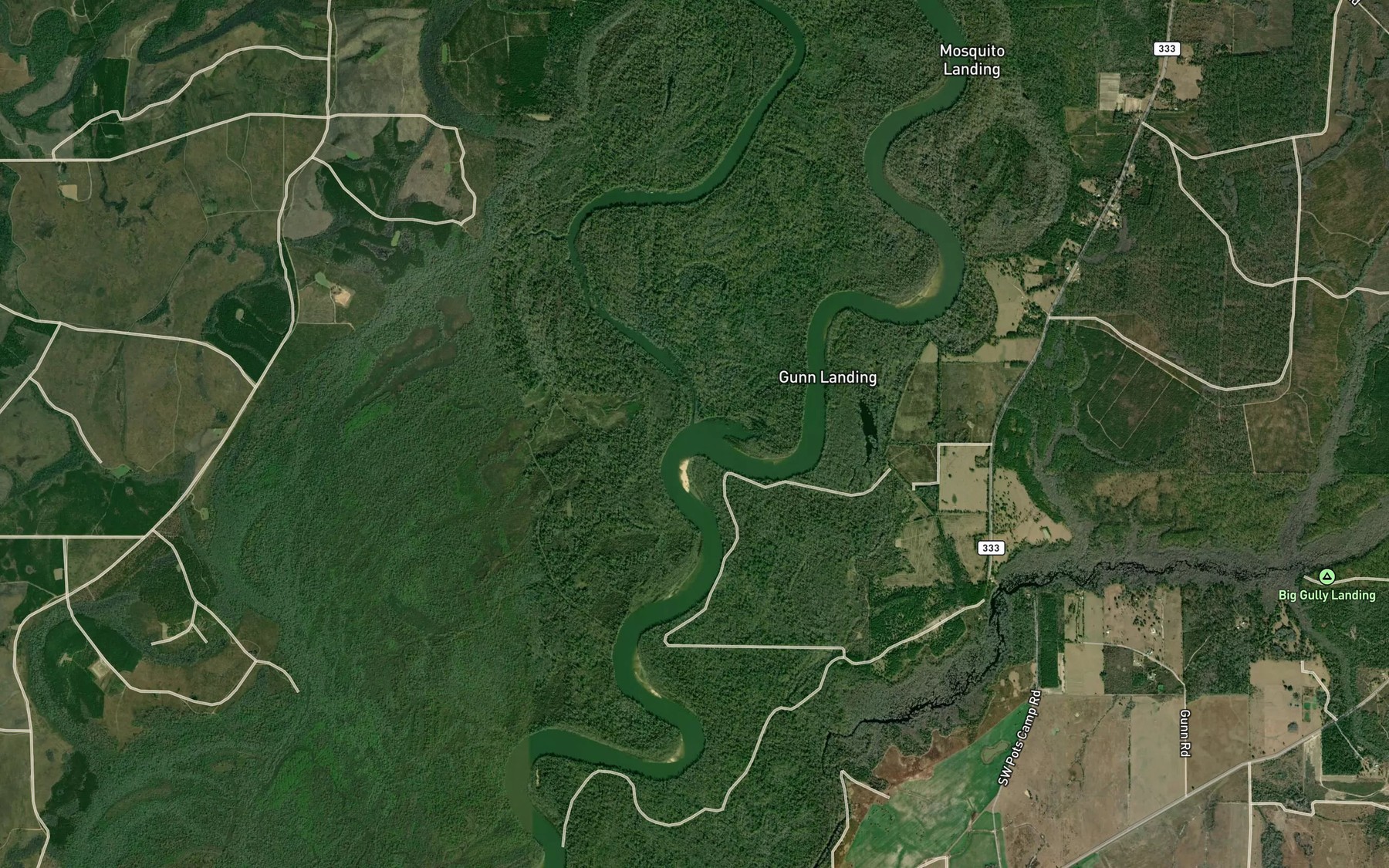 Satellite map of the Iamonia Lake