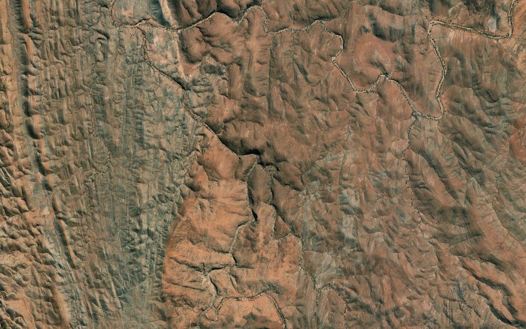 Satellite map of the Wookookaroo Creek