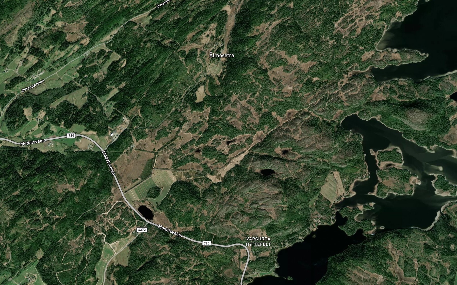 Satellite map of the Inner Smatjonna
