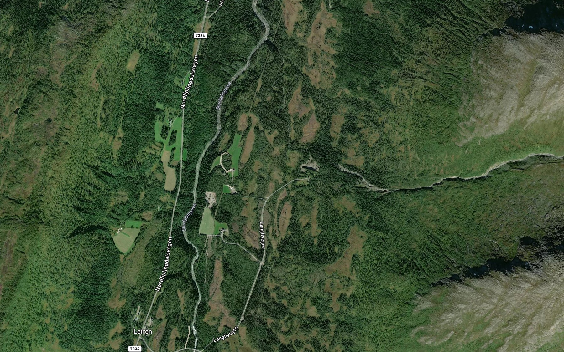 Satellite map of the Sagarbekken