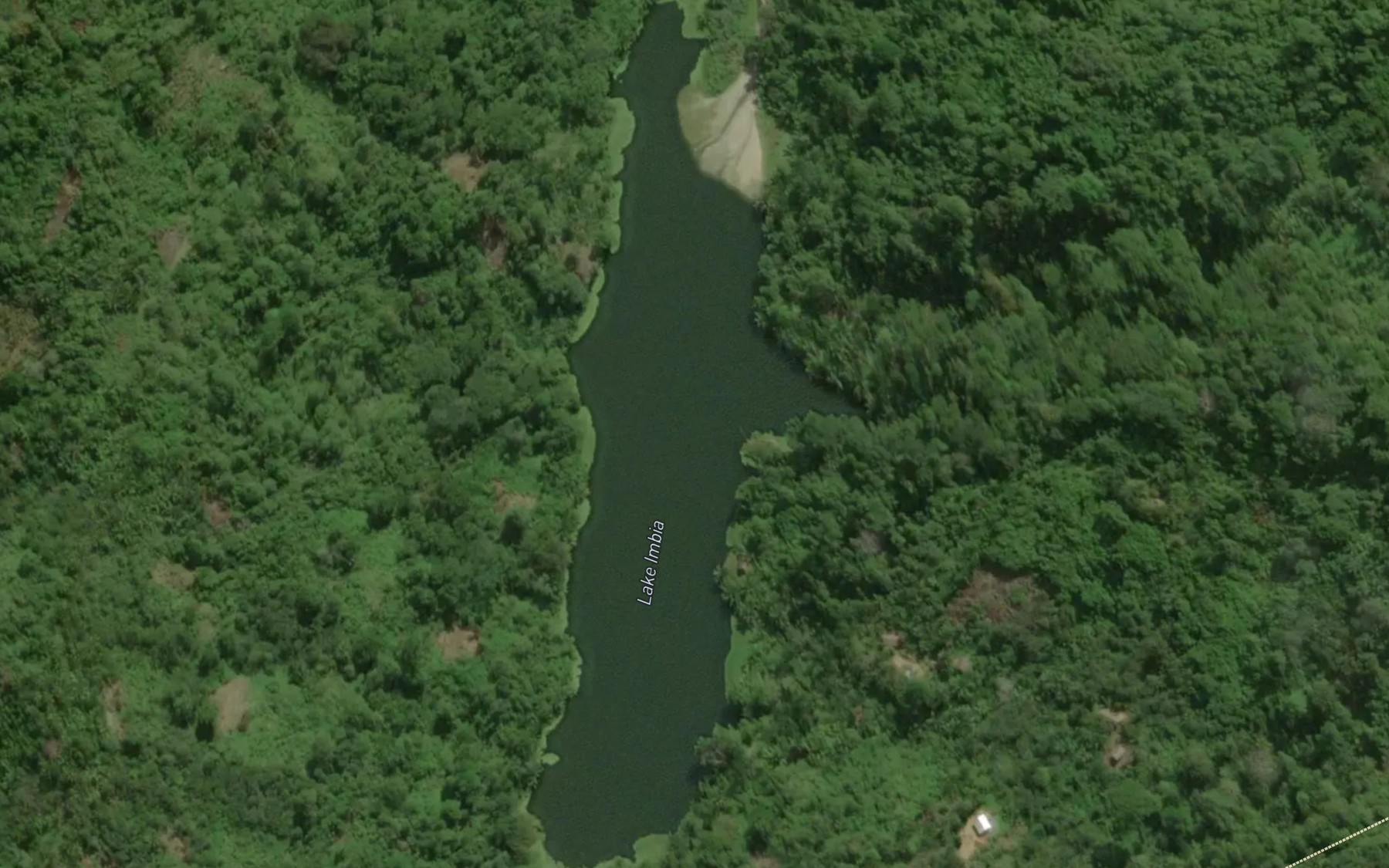 Satellite map of the Lake Lambi