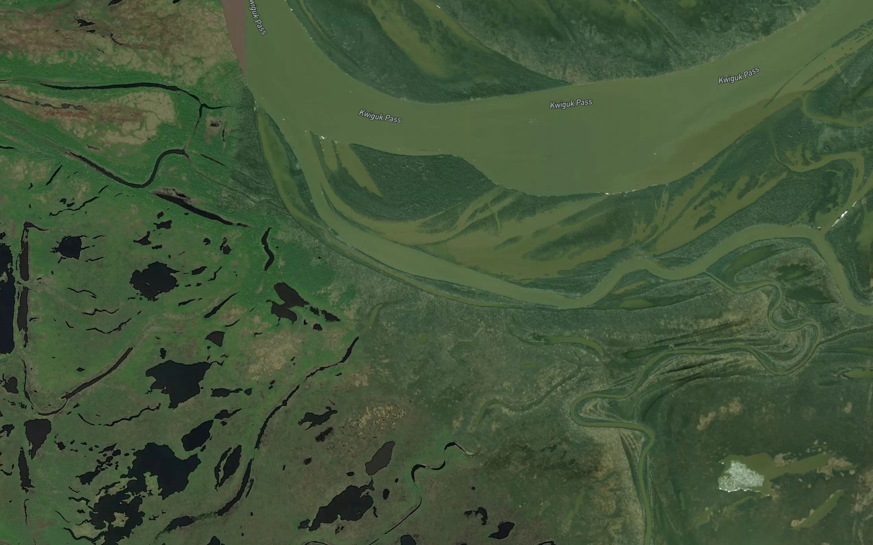 Satellite map of the Nuzukanuk Pass