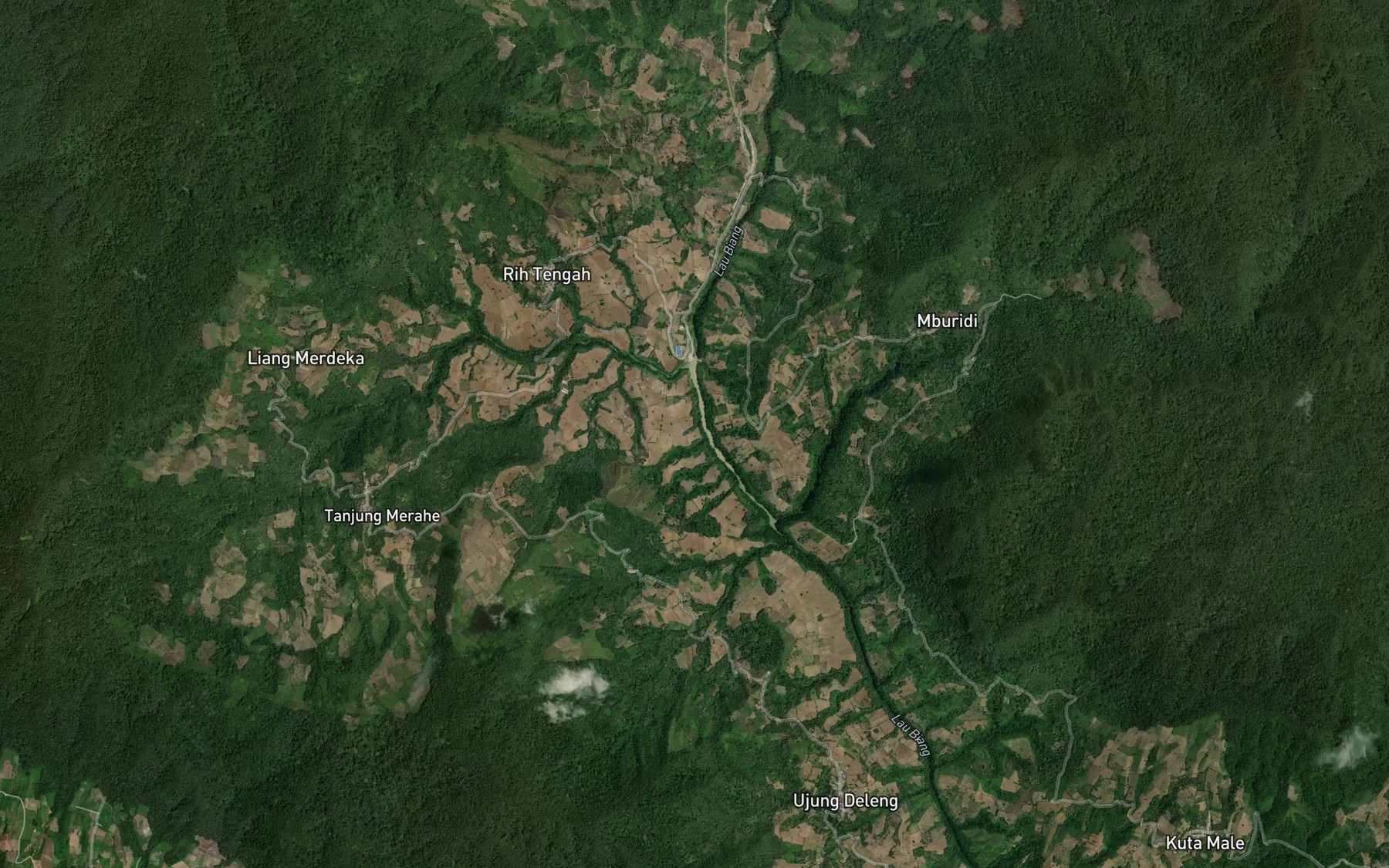 Satellite map of the Lao Biang
