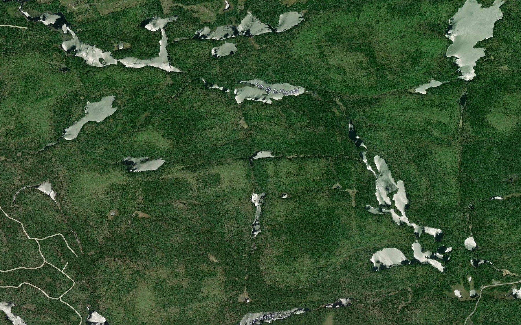 Satellite map of the Lac Geel