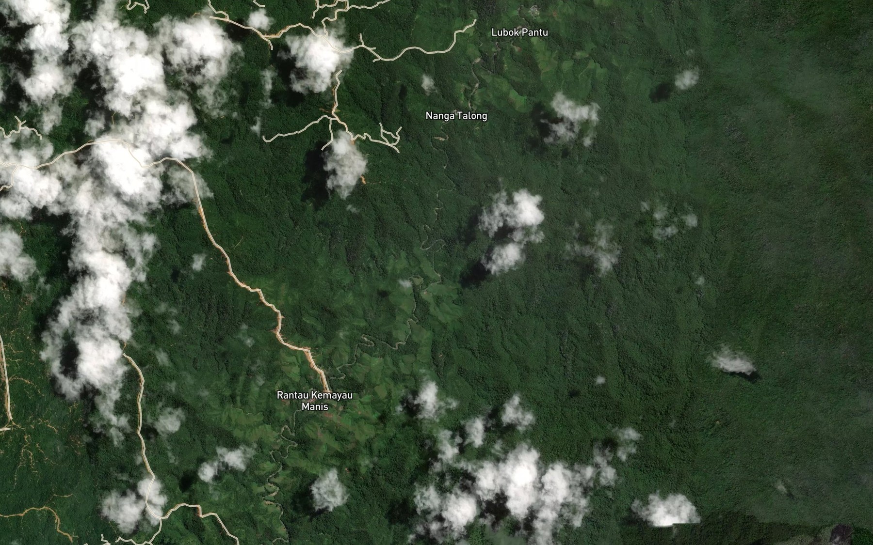 Satellite map of the Sungai Engkuman