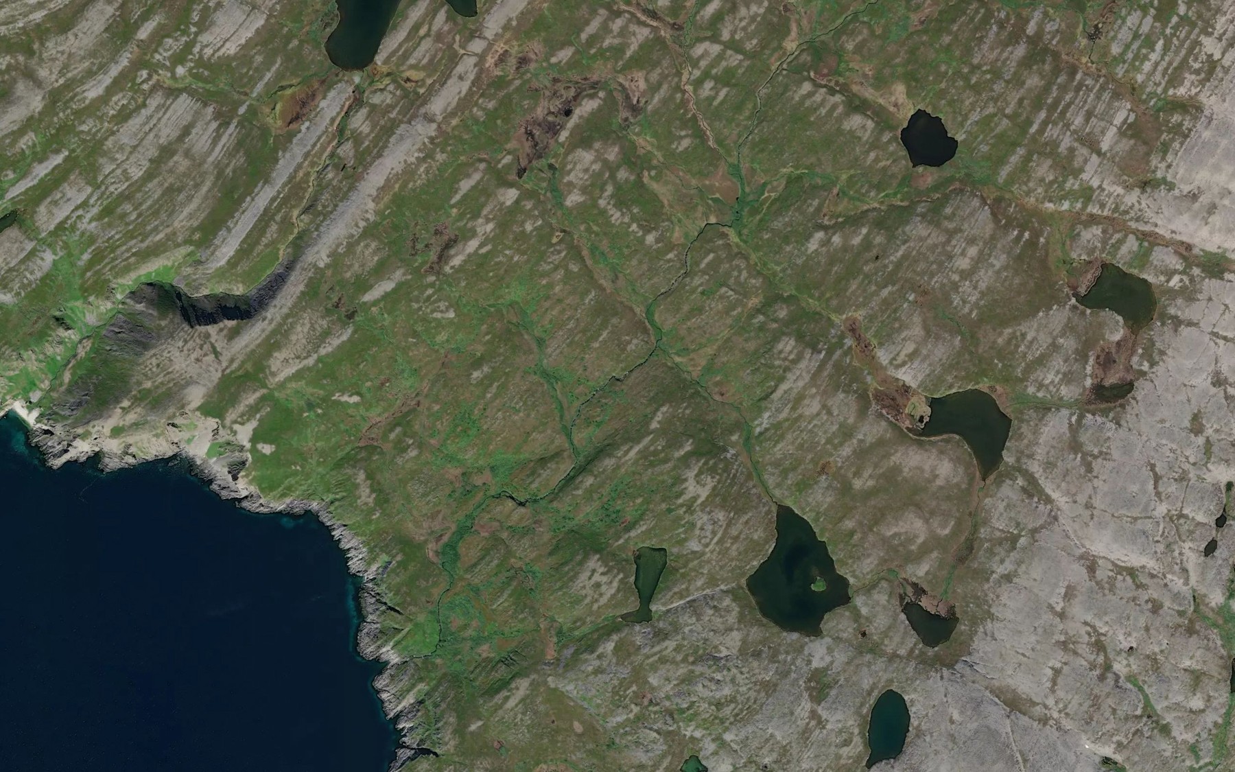 Satellite map of the Oarluovtjakka