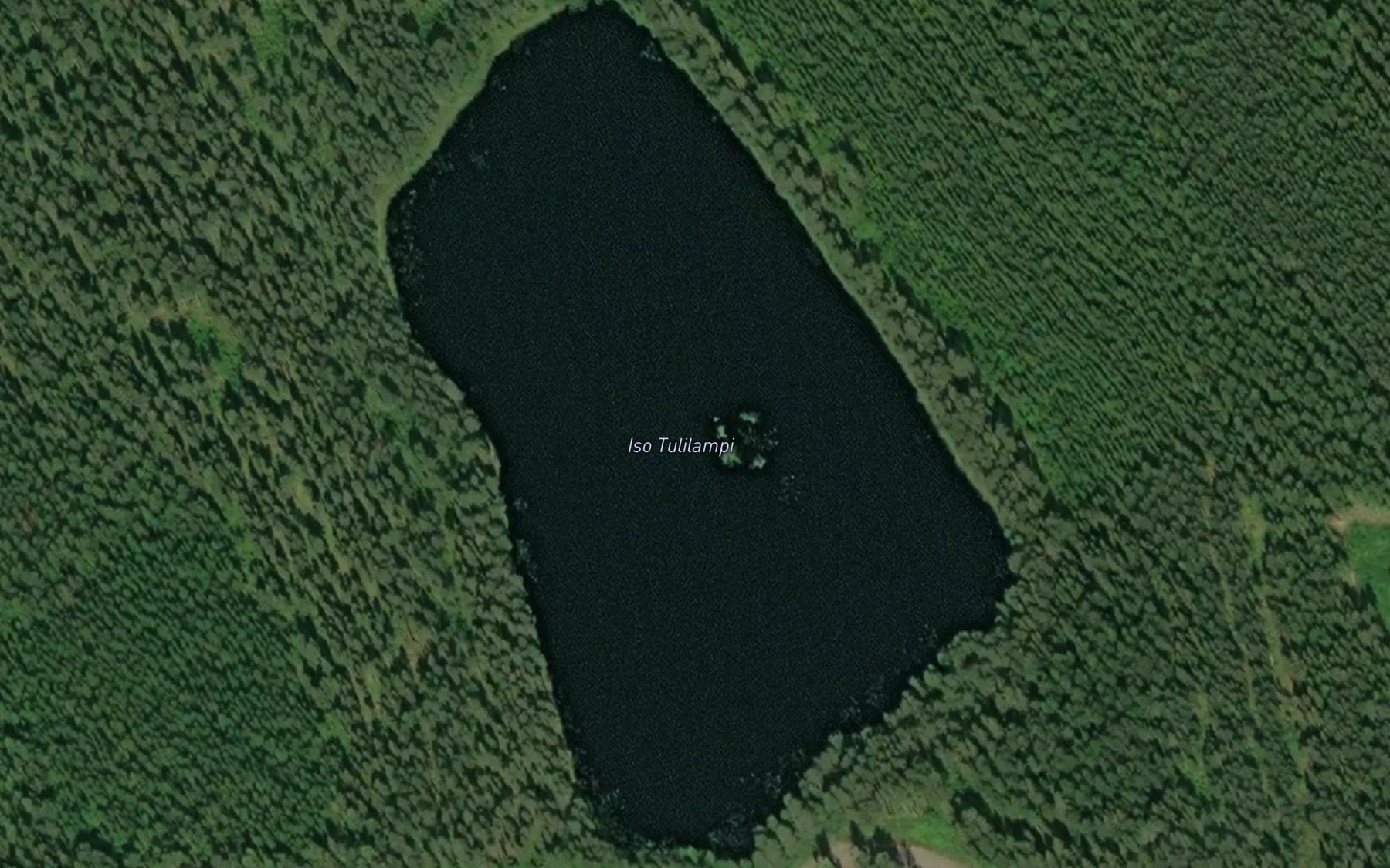 Satellite map of the Iso Tulilampi
