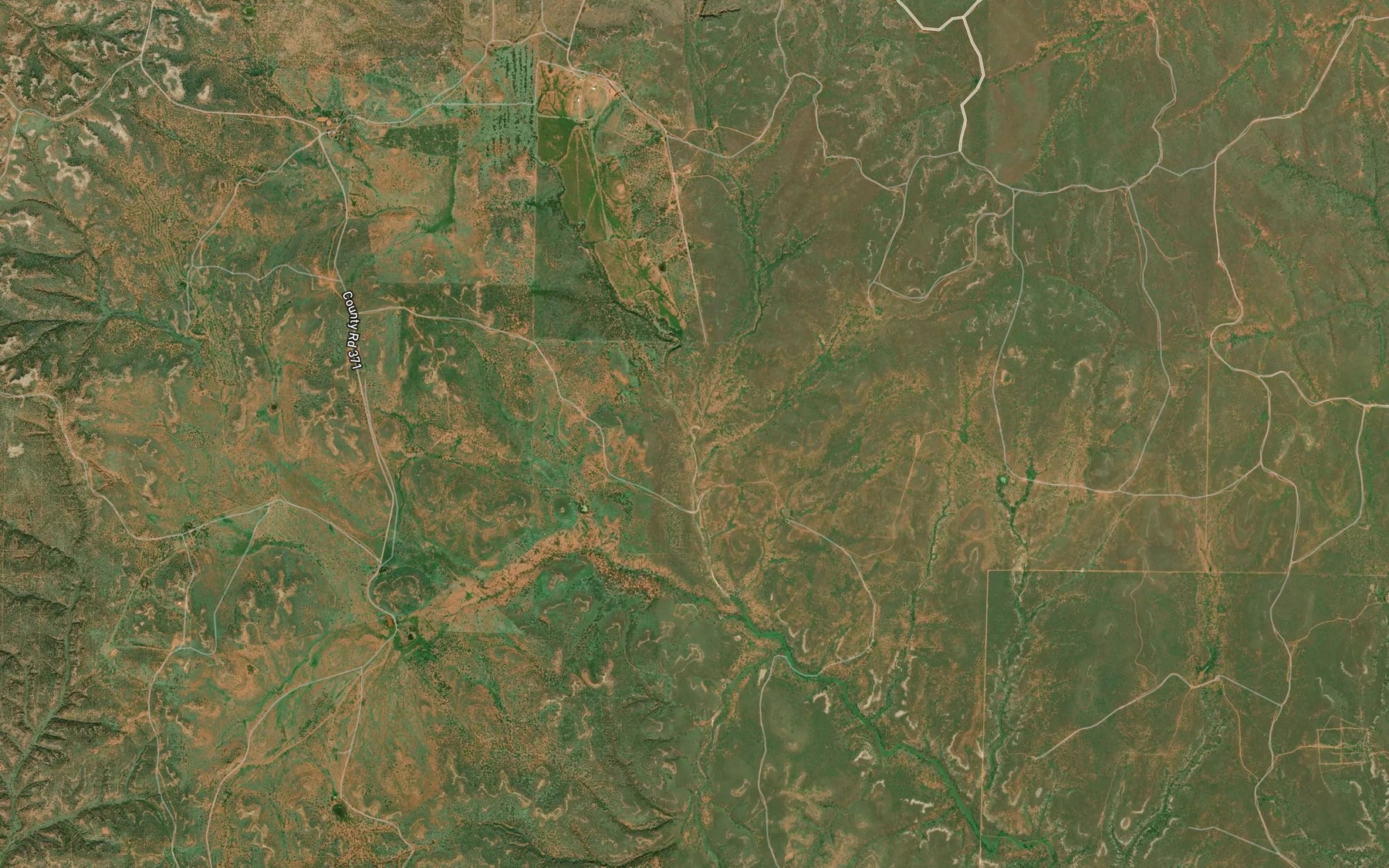 Satellite map of the East Fork Dove Creek