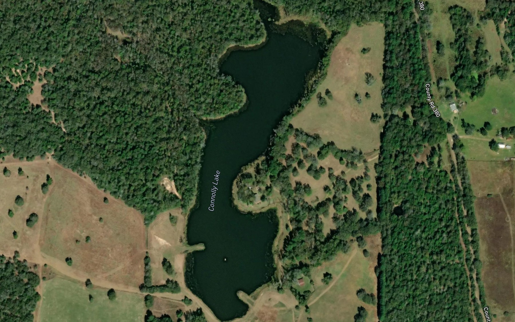 Satellite map of the Connolly Lake